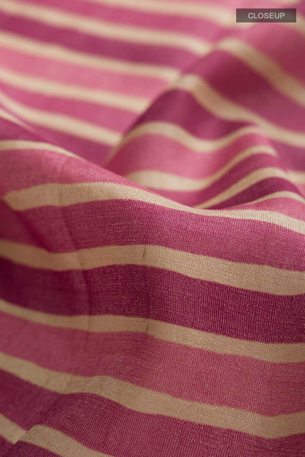 Coral Bhagalpuri Tussar Silk Saree