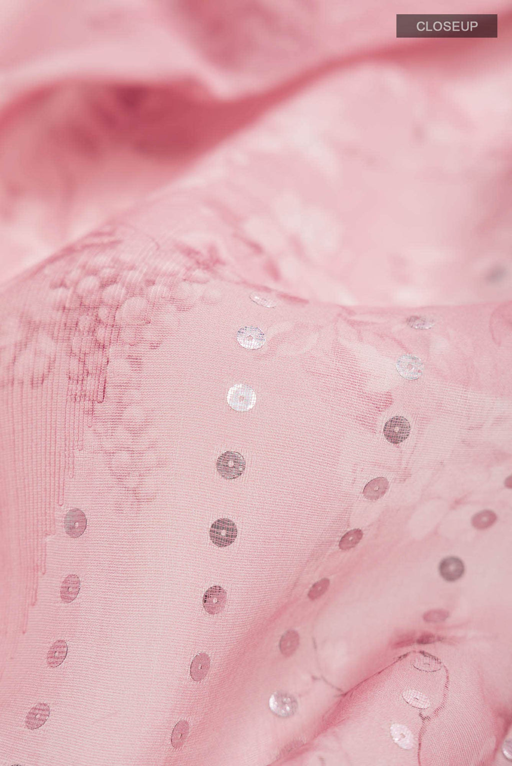 Coral Bhagalpuri Tussar Silk Saree