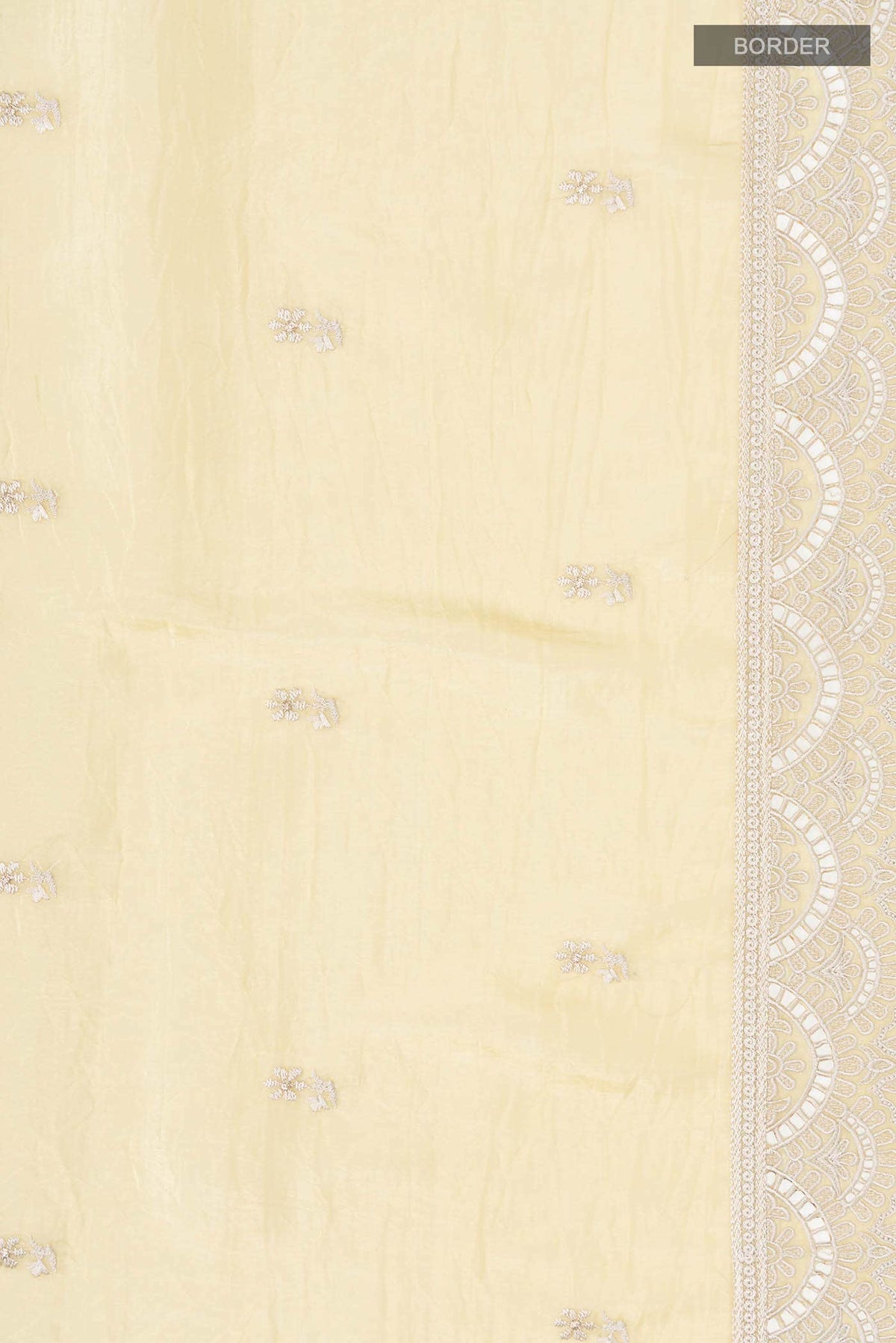 Sandal Organza Silk Saree