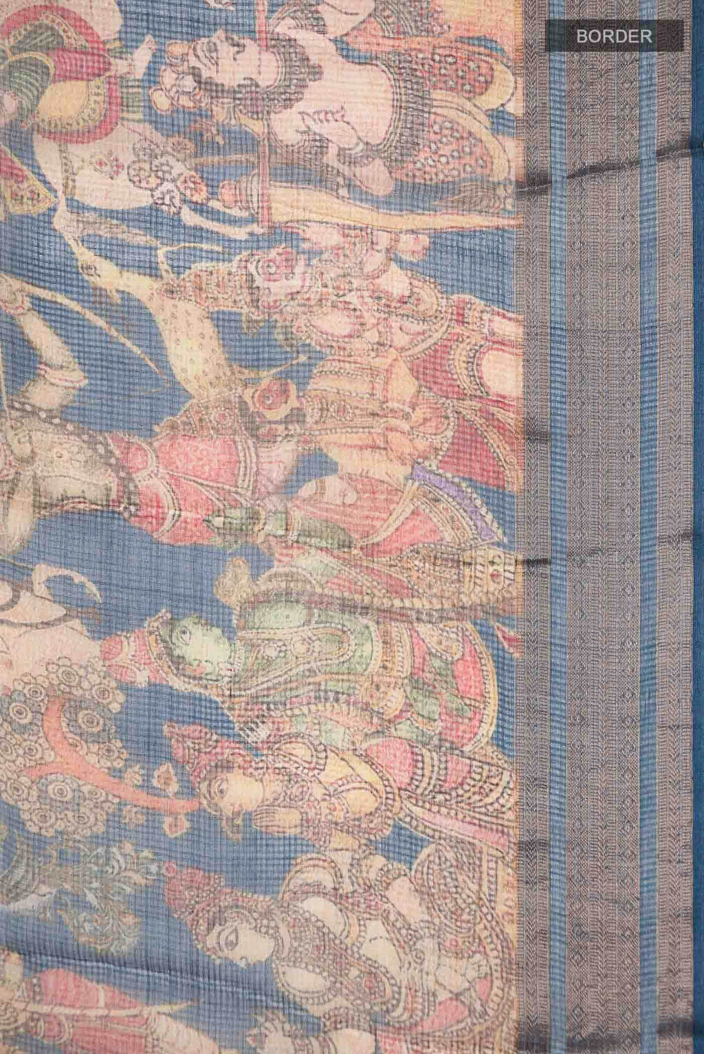 Blue Kota Silk Saree