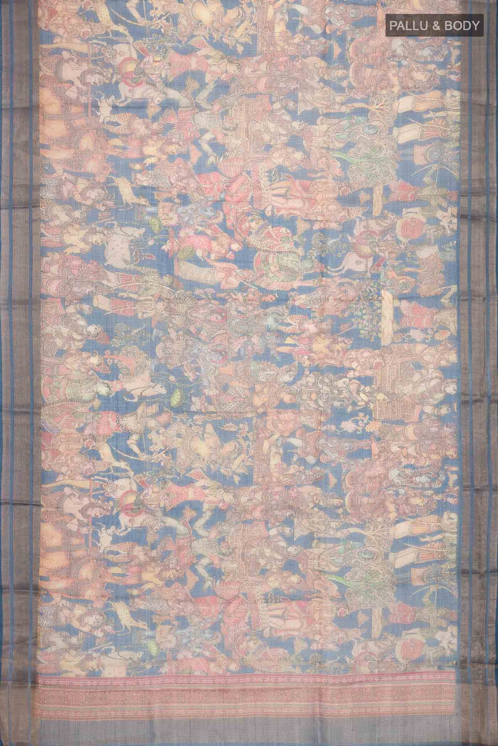 Blue Kota Silk Saree