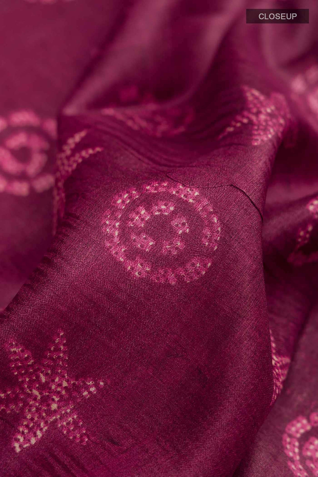 Brown Tussar Silk Saree