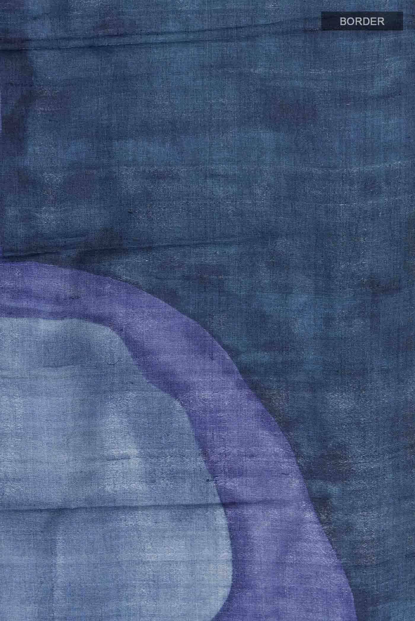 Multi Tussar Silk Saree