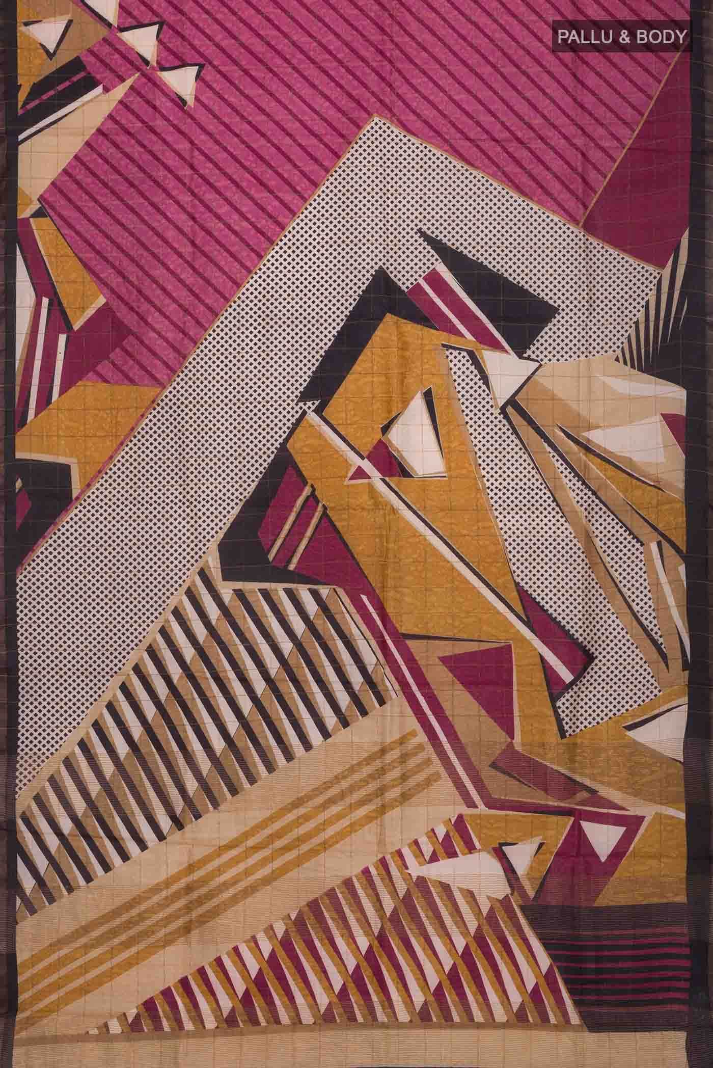 Multi Bhagalpuri Tussar Silk Saree