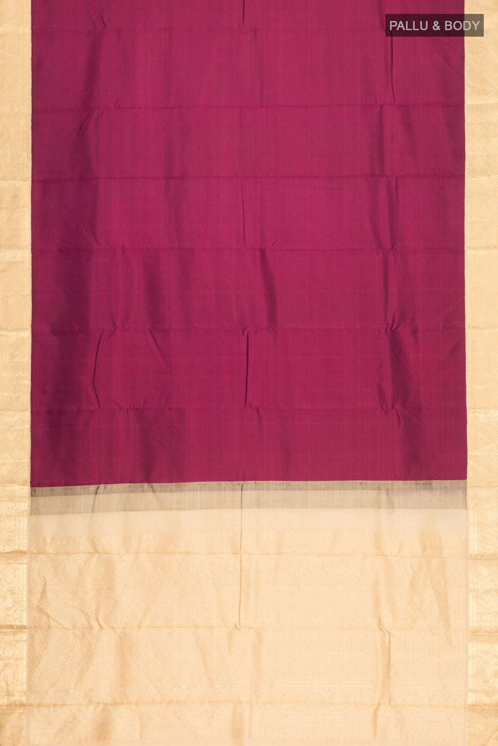 Magenta Kanchipuram Silk Saree