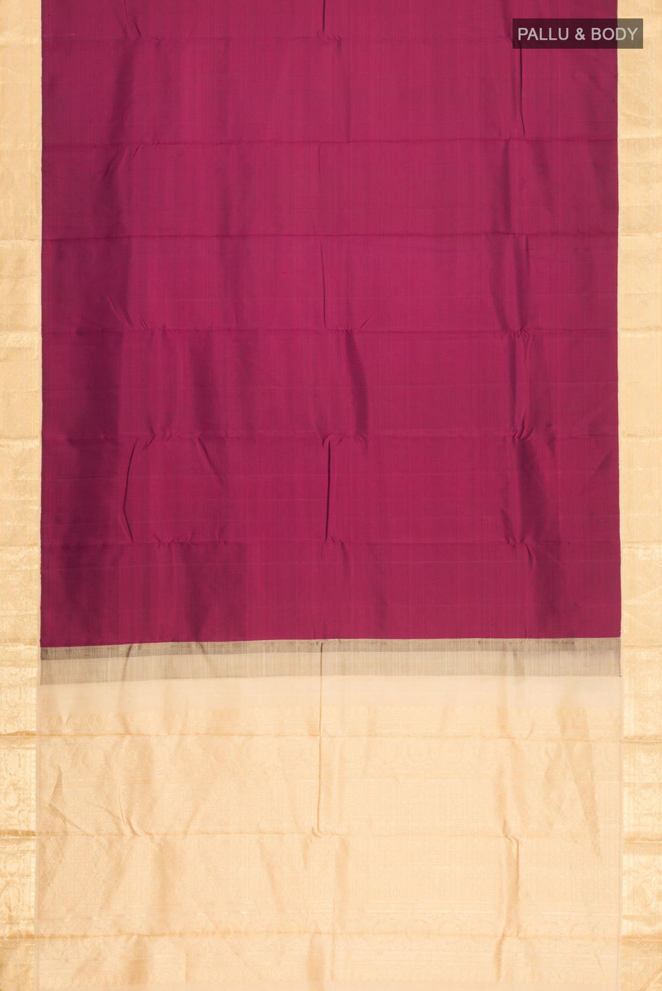 Magenta Kanchipuram Silk Saree