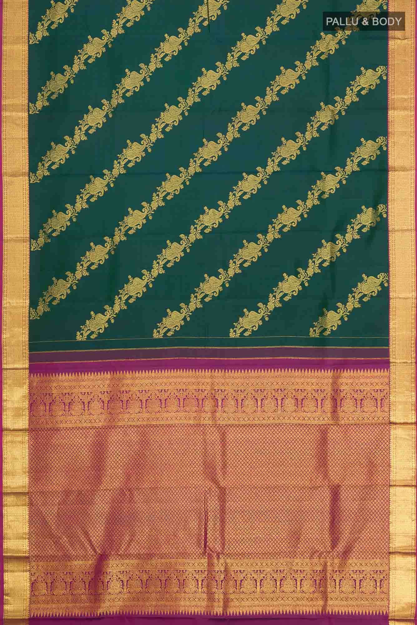 Green Kanchipuram Silk Saree