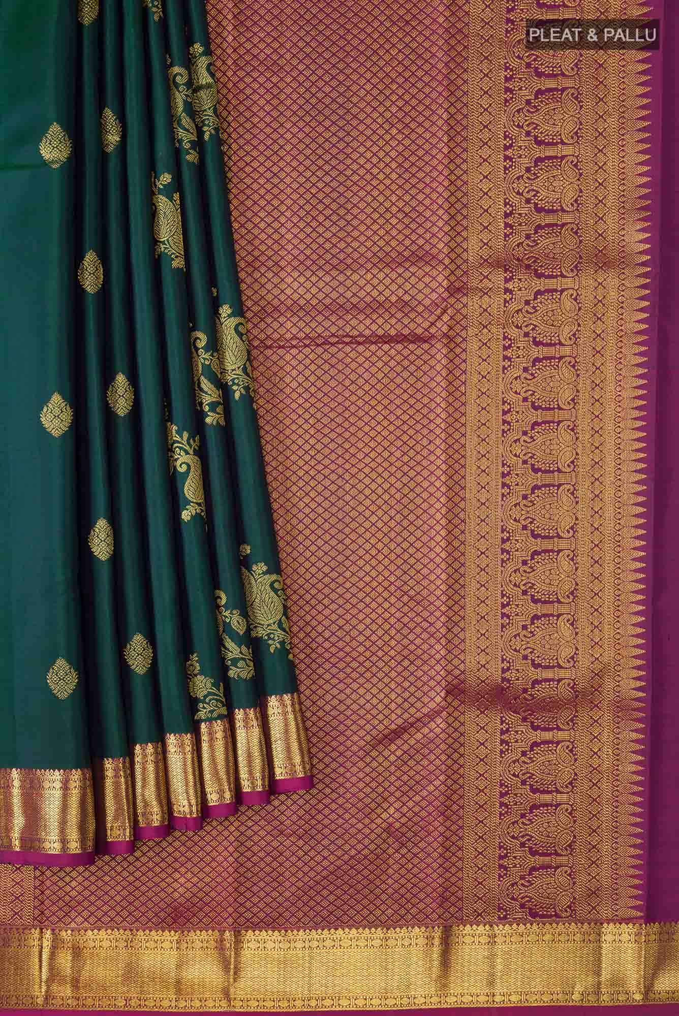 Green Kanchipuram Silk Saree