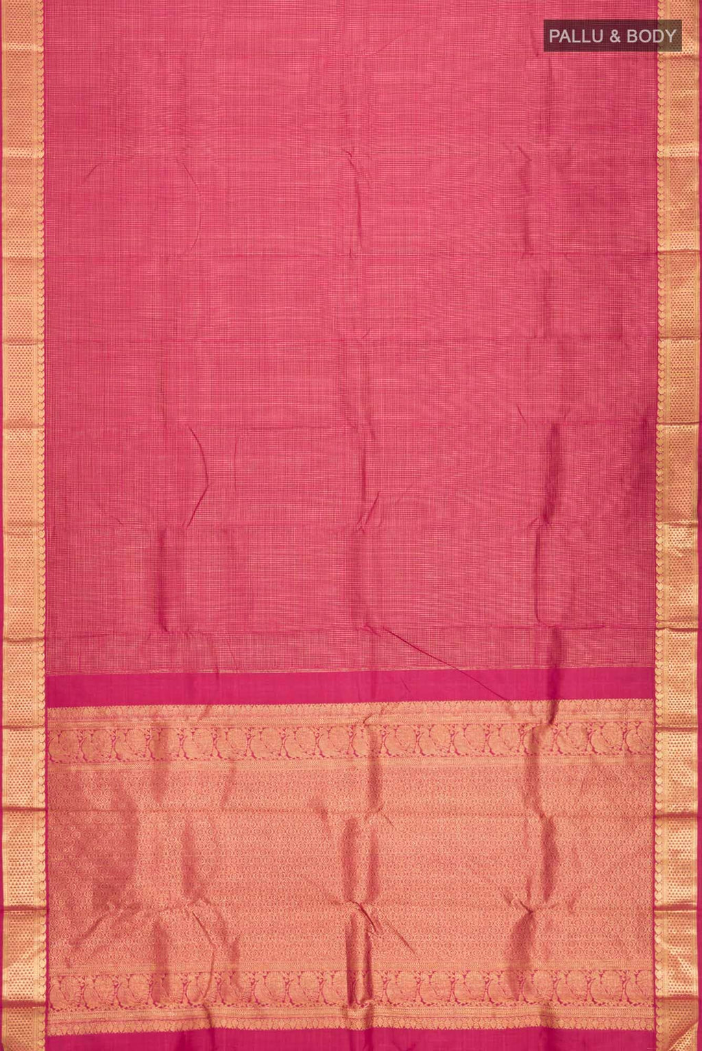 Maroon Kanchipuram Silk Saree
