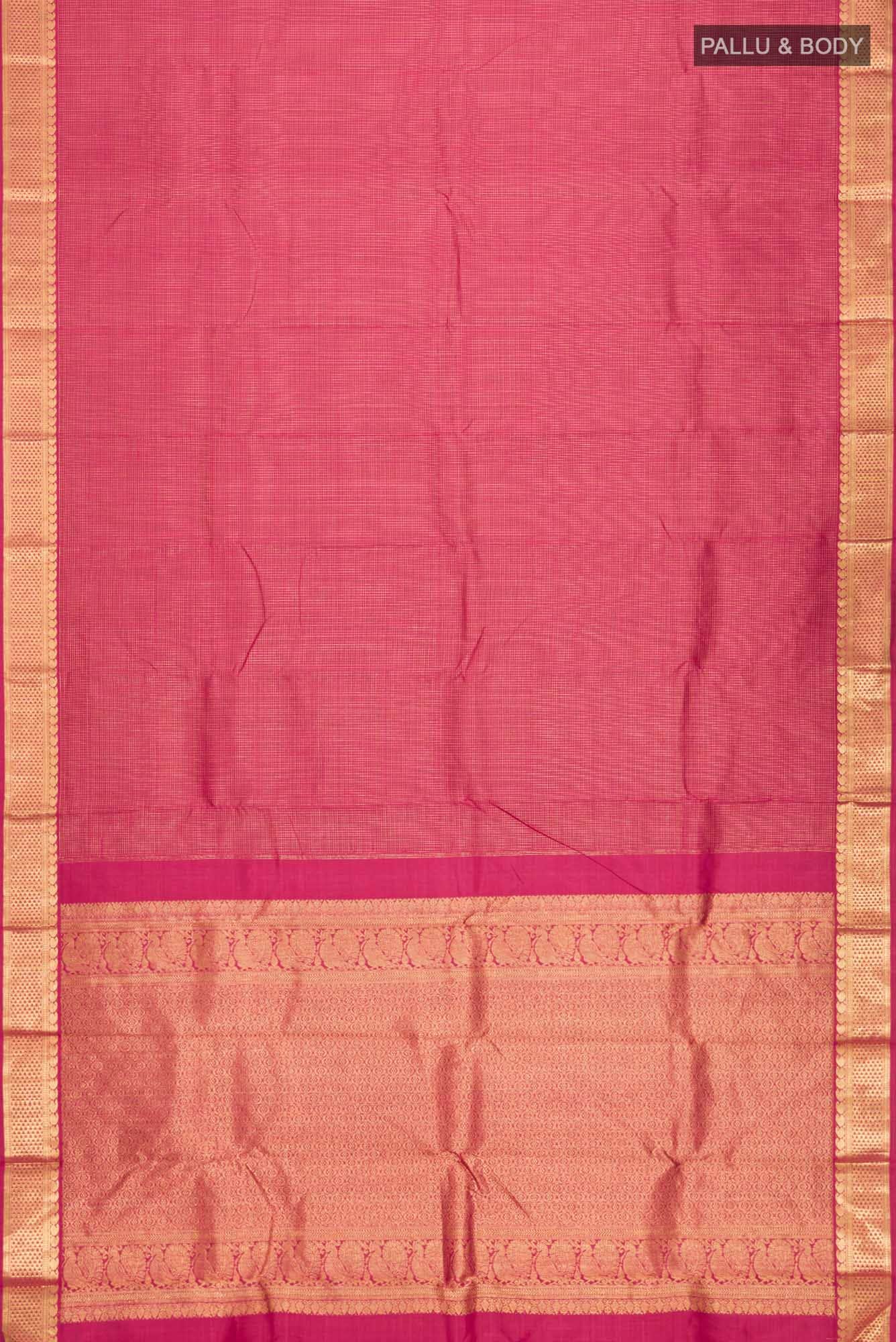 Maroon Kanchipuram Silk Saree