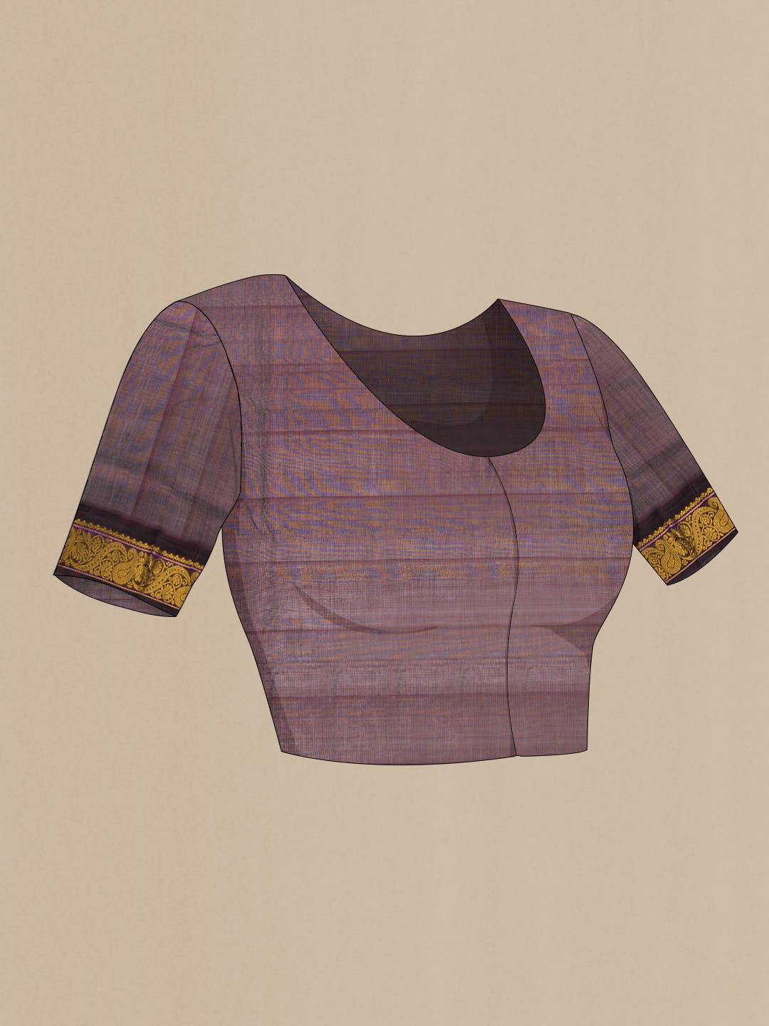 Grey Dual Tone Silk Cotton Saree
