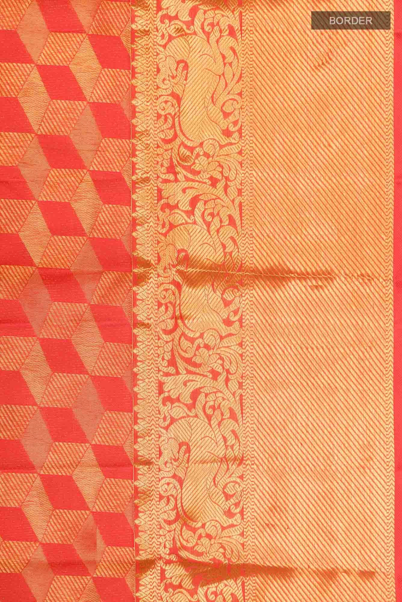 Red Kanchipuram Silk Saree
