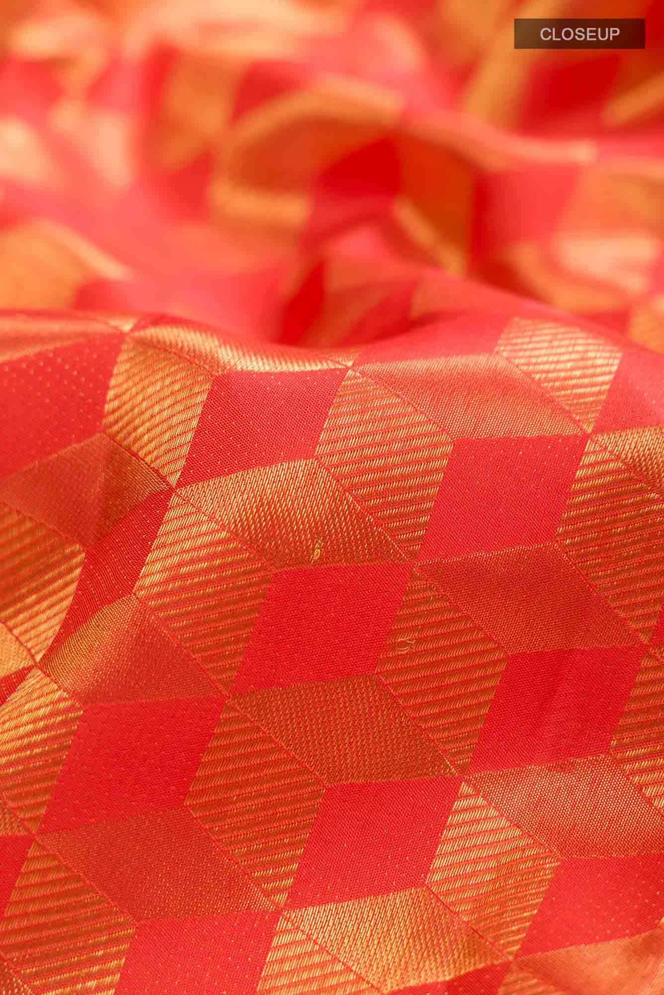 Red Kanchipuram Silk Saree