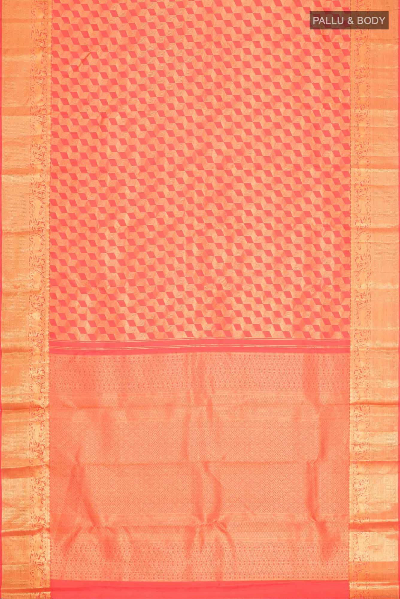 Red Kanchipuram Silk Saree