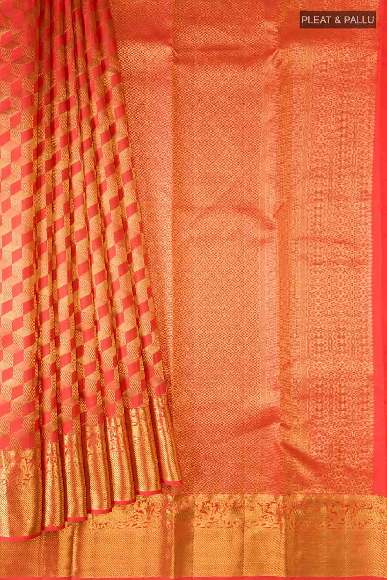 Red Kanchipuram Silk Saree