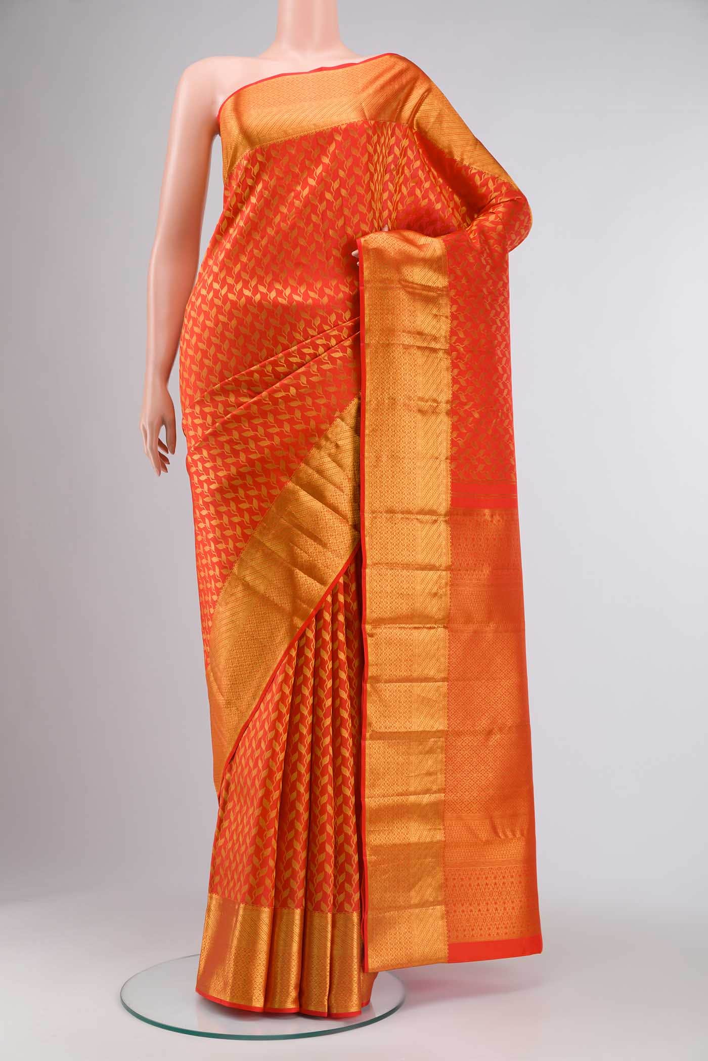 Red Kanchipuram Silk Saree