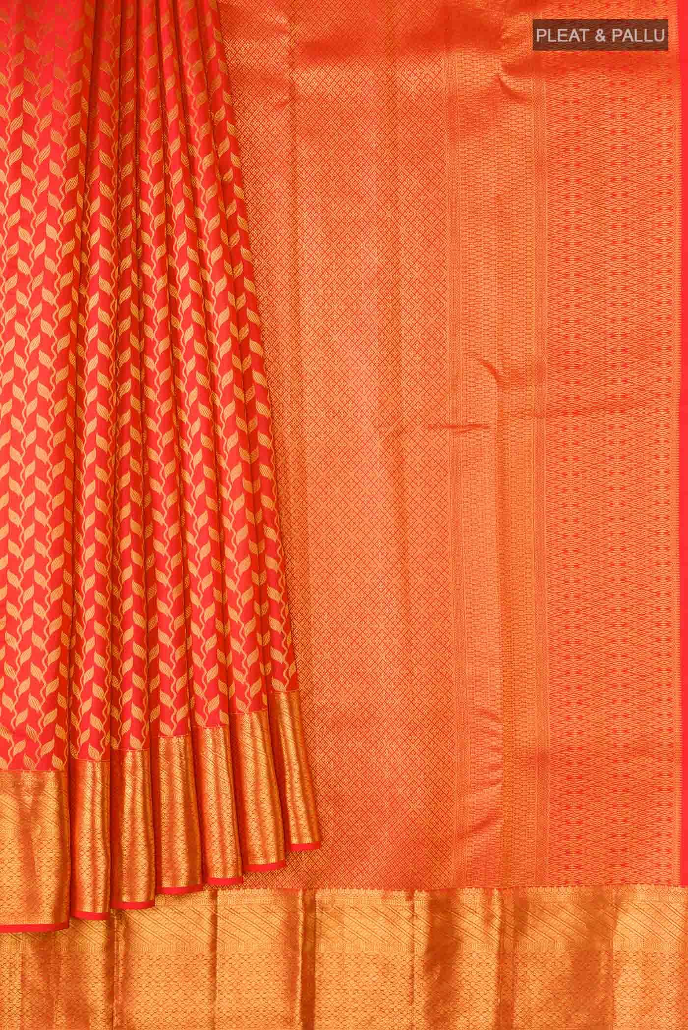 Red Kanchipuram Silk Saree