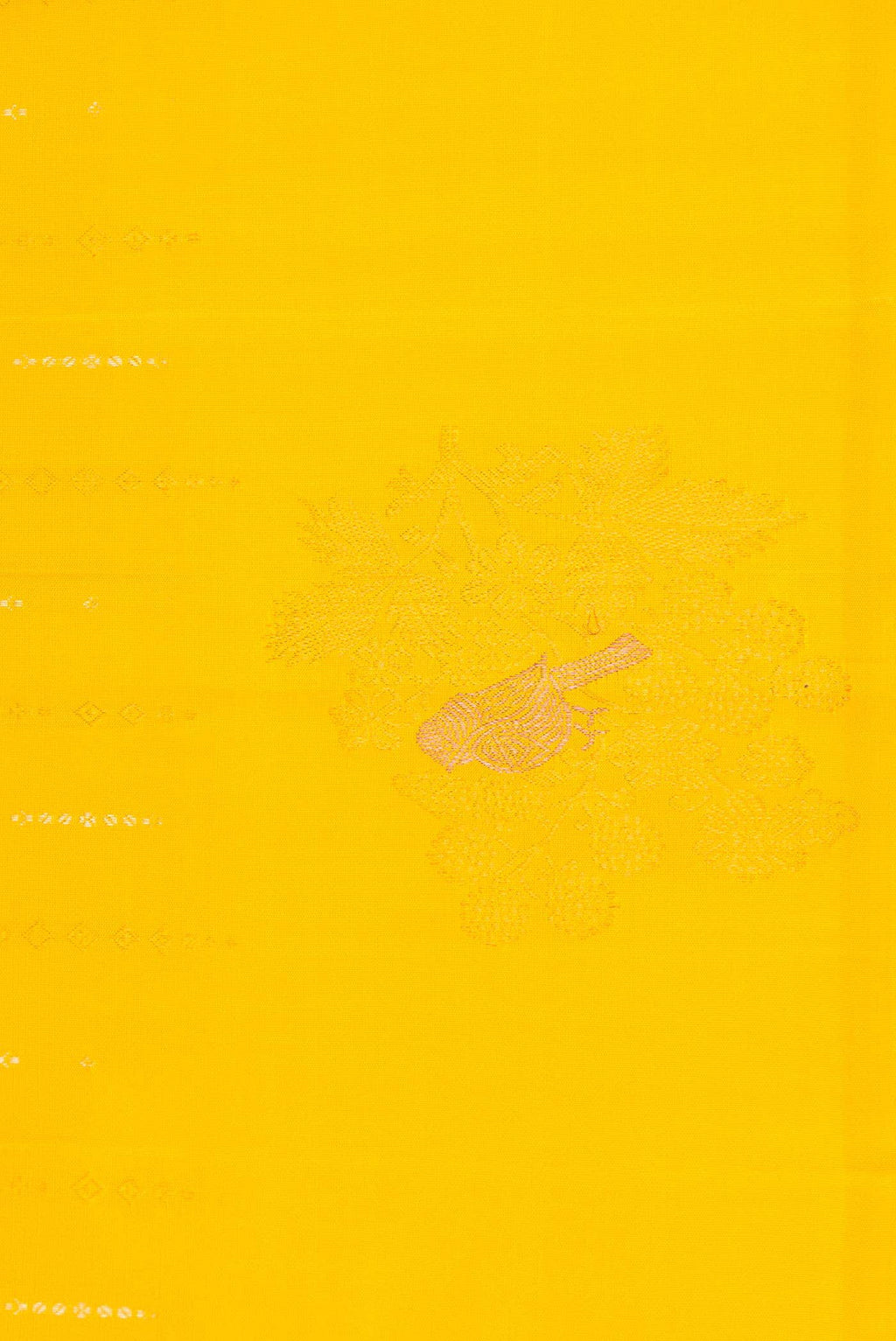 Yellow Dual Tone Kanchipuram Silk Saree