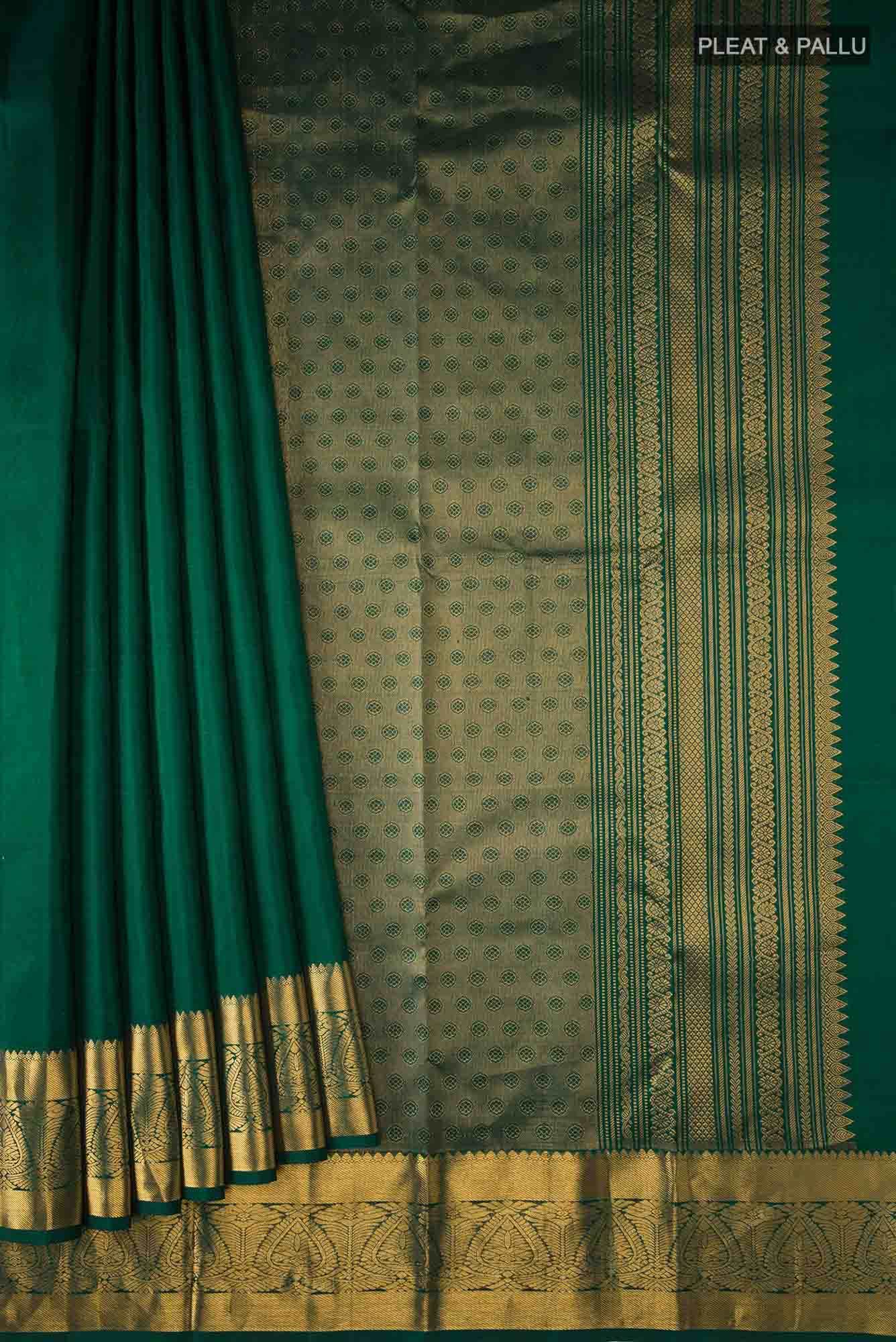 Green Kanchipuram Silk Saree