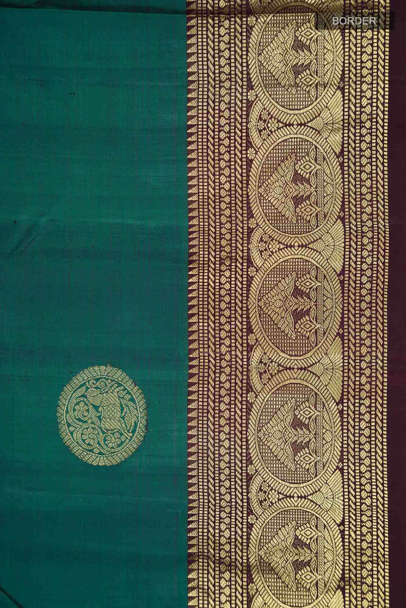 Green Kanchipuram Silk Saree