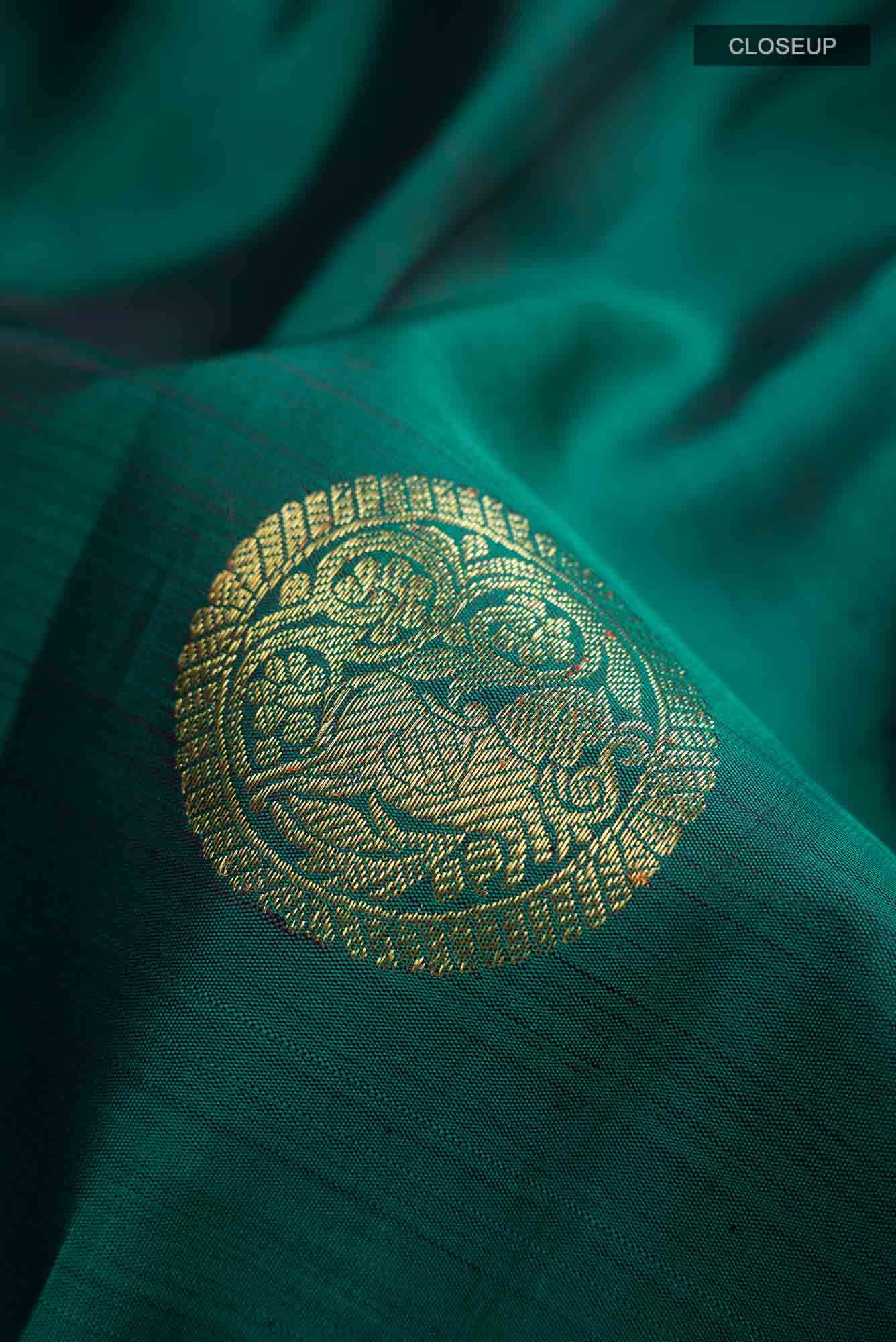 Green Kanchipuram Silk Saree