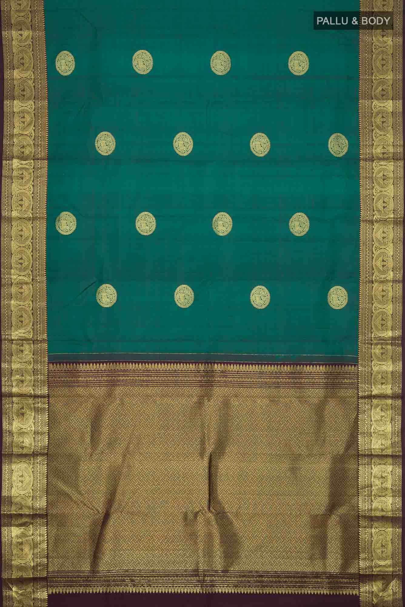 Green Kanchipuram Silk Saree