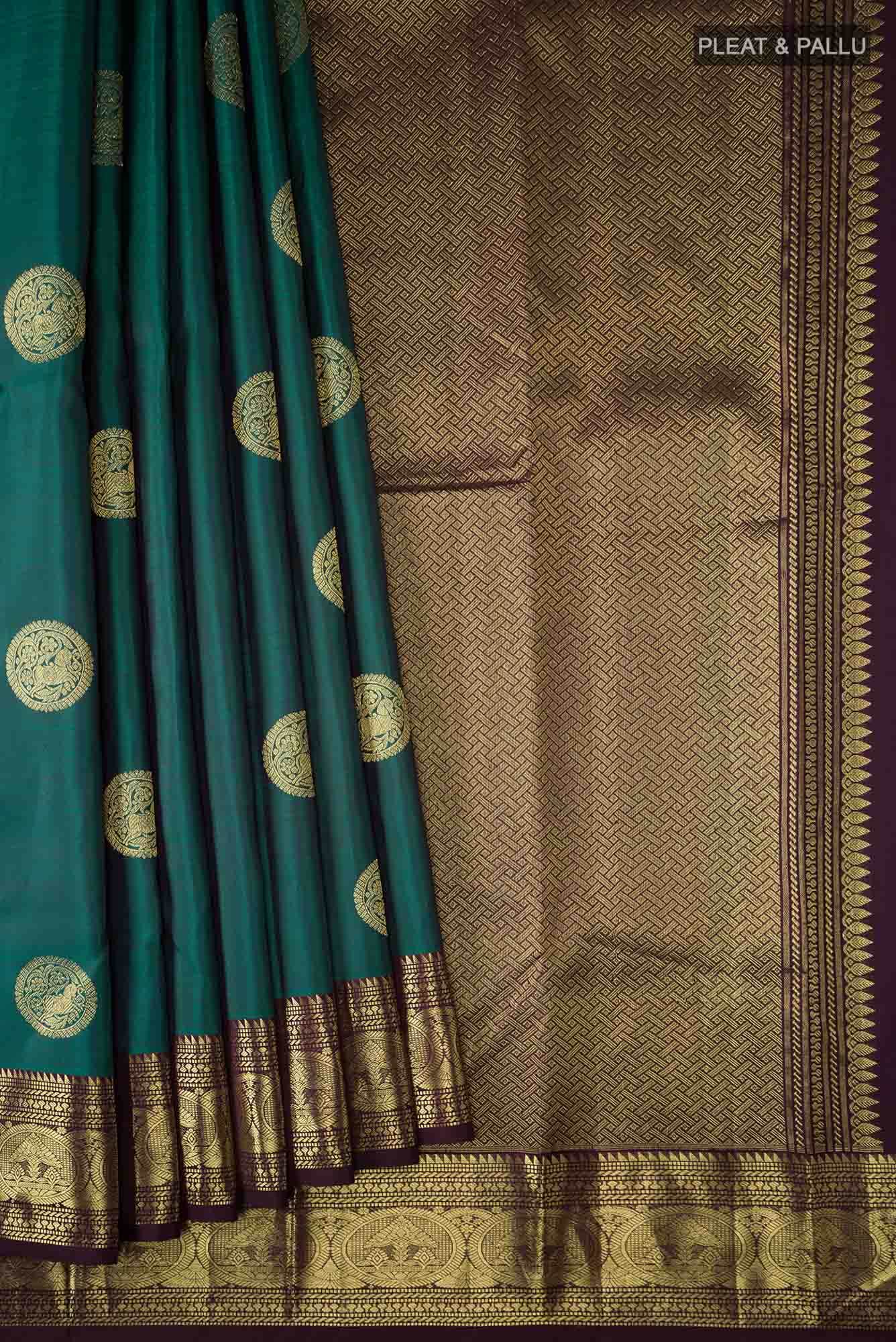 Green Kanchipuram Silk Saree