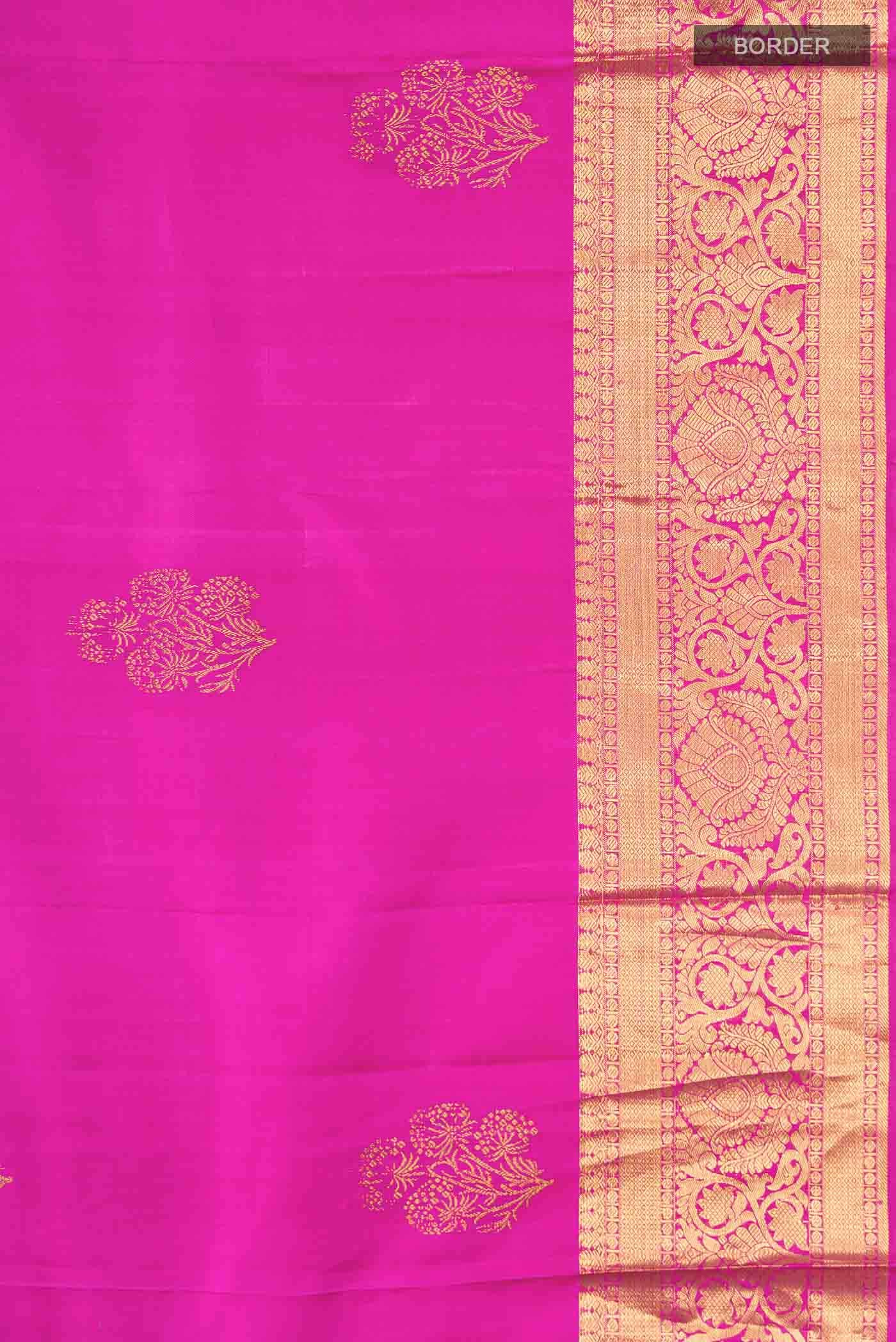 Pink Kanchipuram Silk Saree