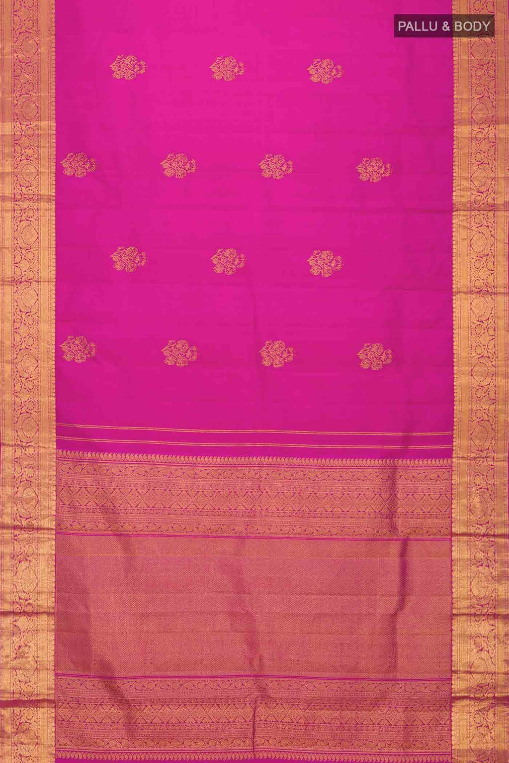 Pink Kanchipuram Silk Saree