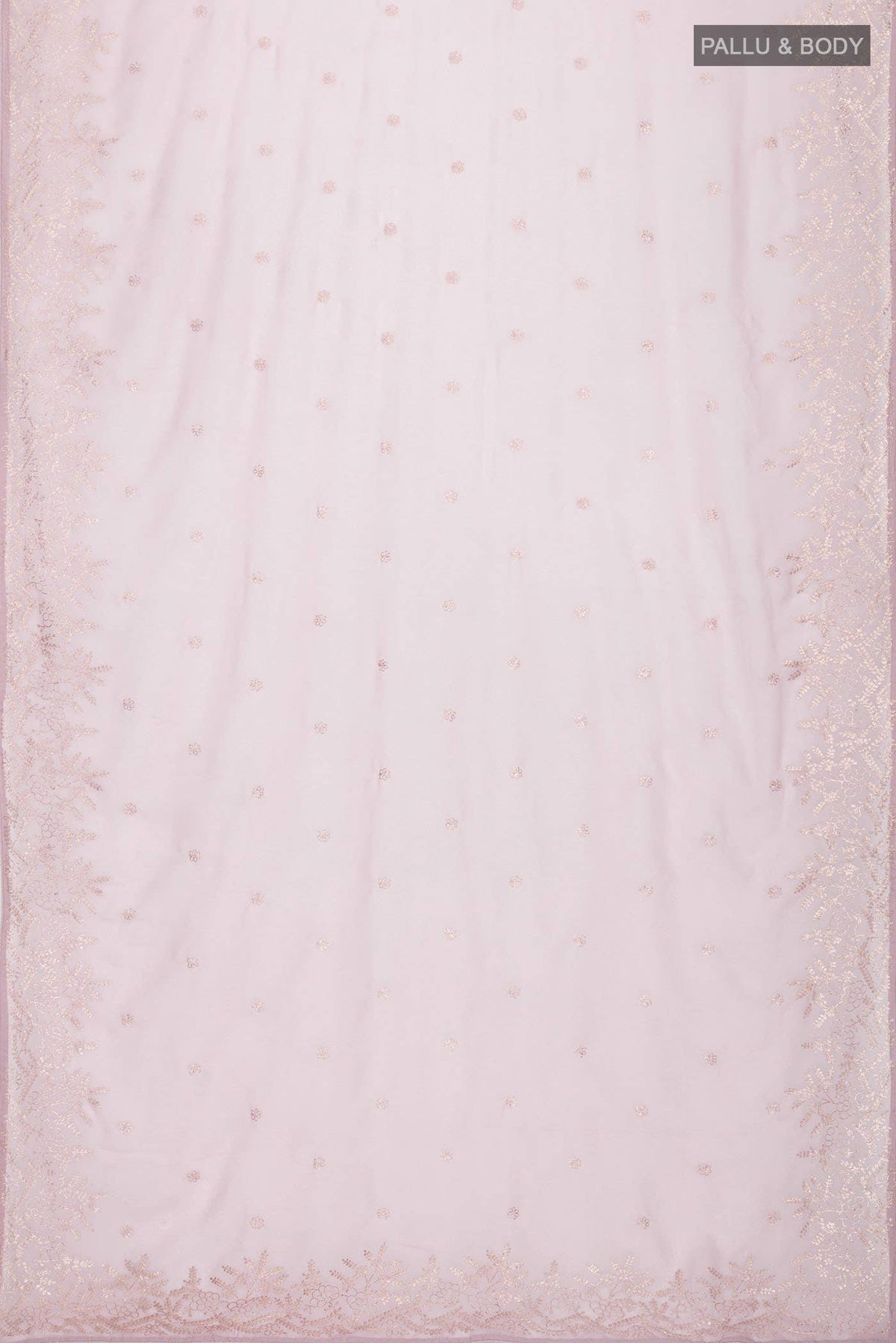Mauve Chiffon Saree