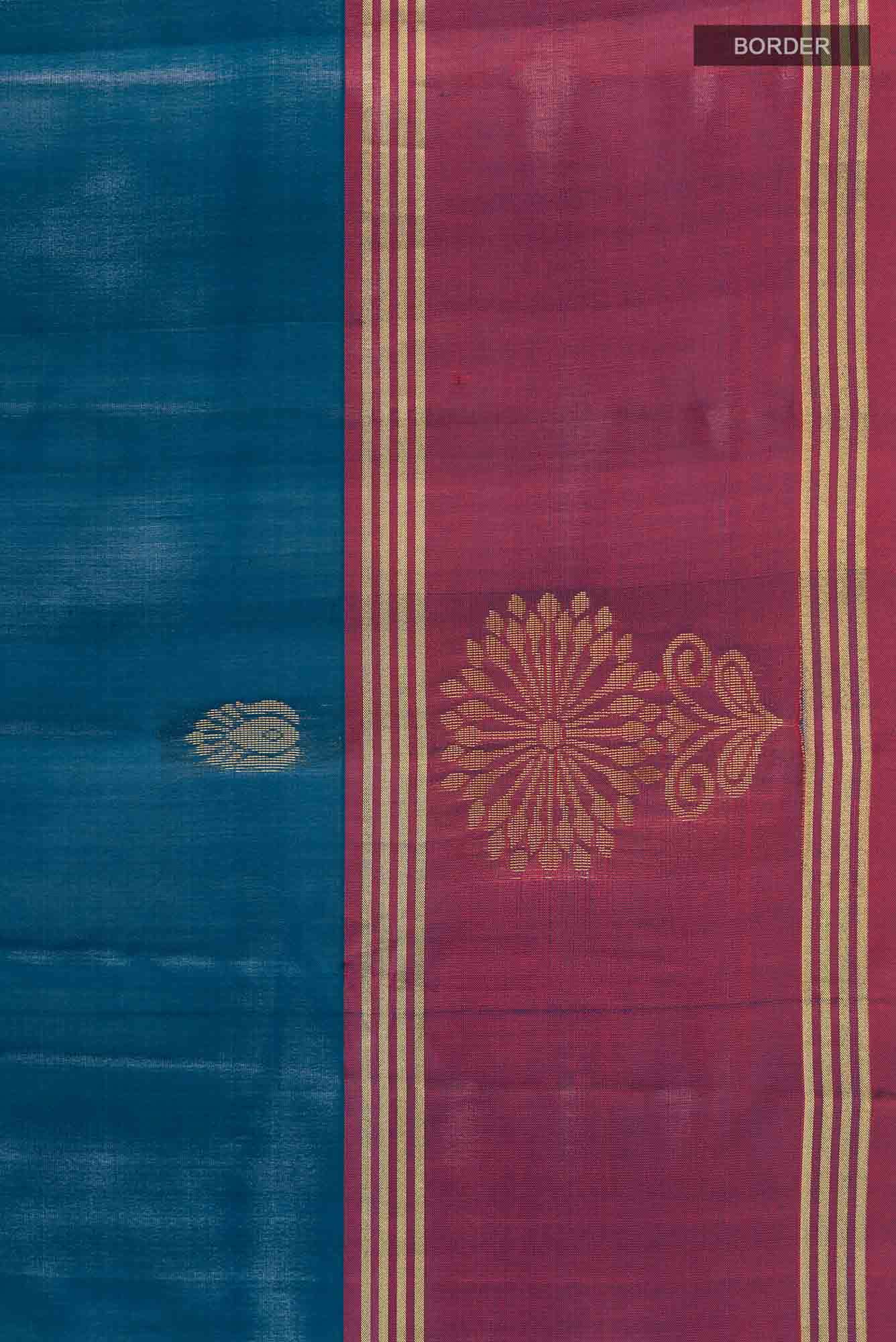Blue Soft Silk Saree