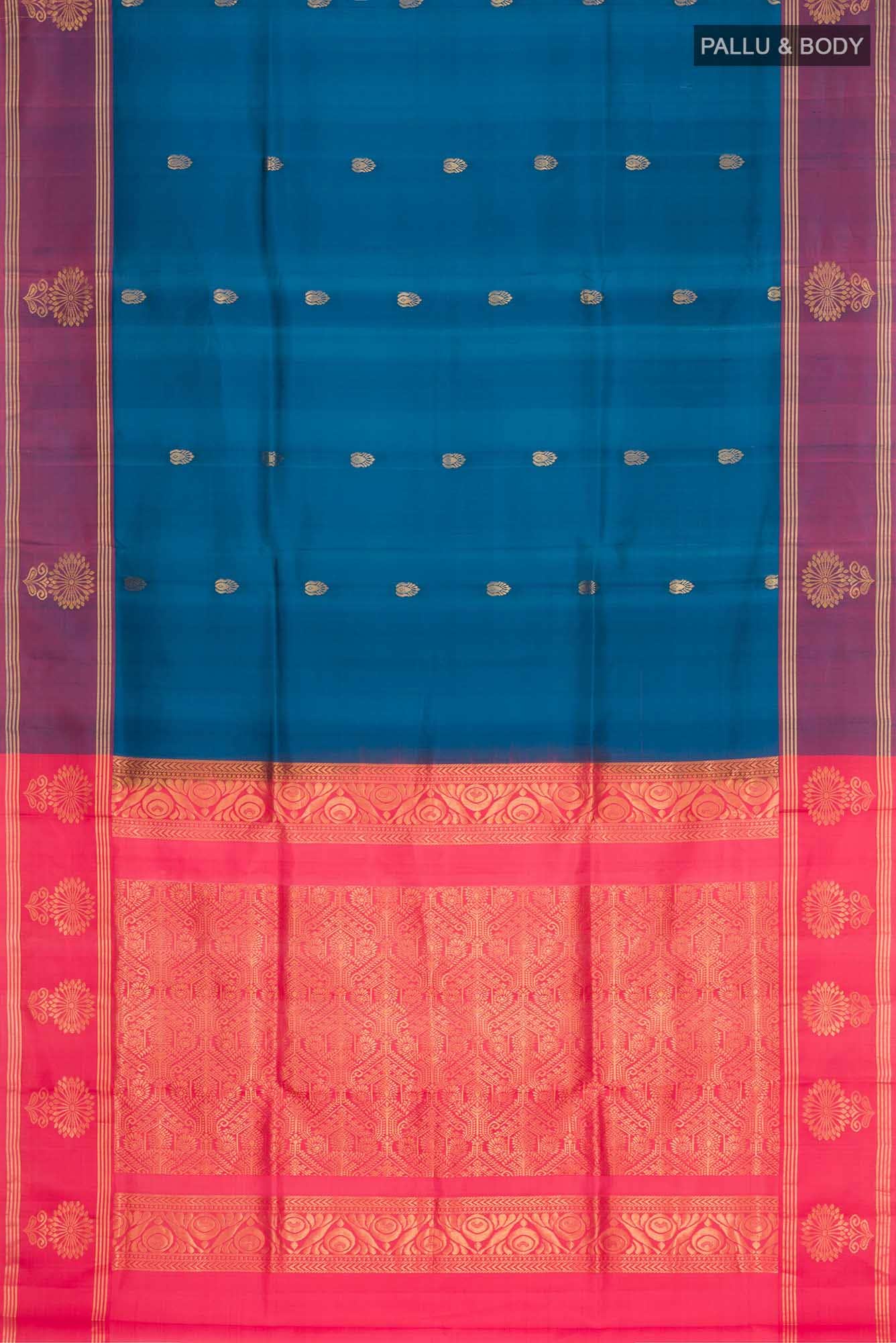 Blue Soft Silk Saree