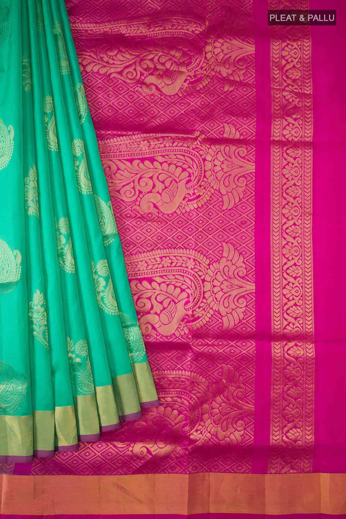 Green Soft Silk Saree