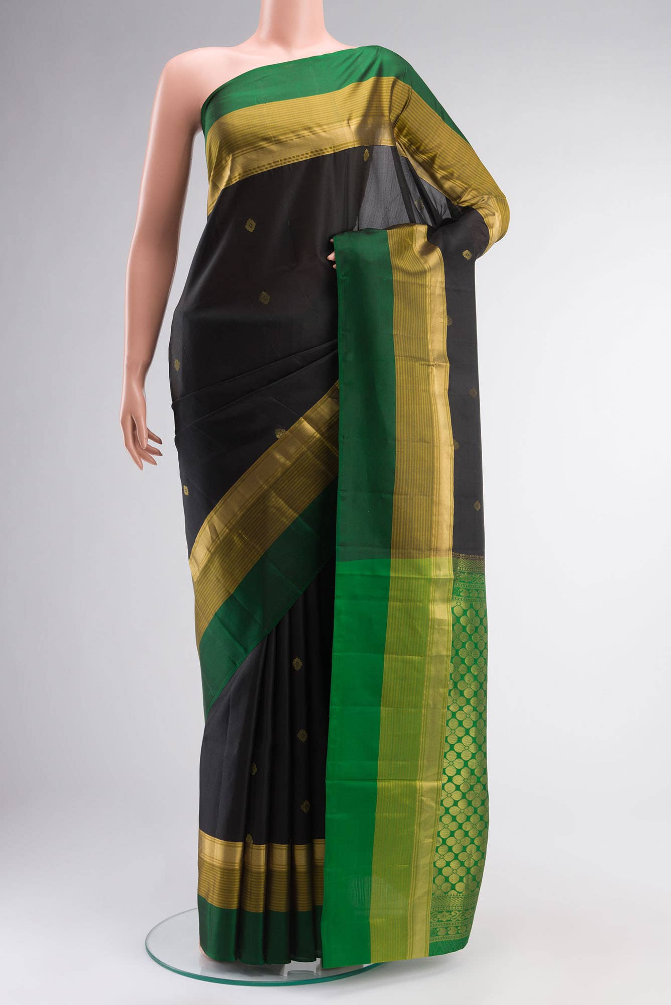 Black Soft Silk Saree