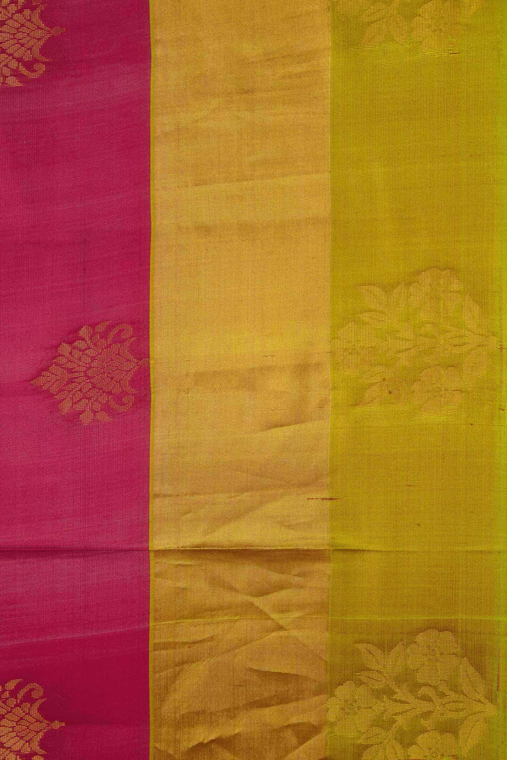 Maroon Dual Tone Soft Silk Saree