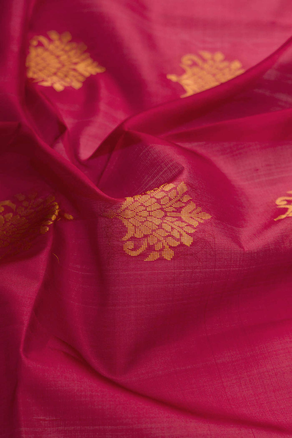 Maroon Dual Tone Soft Silk Saree
