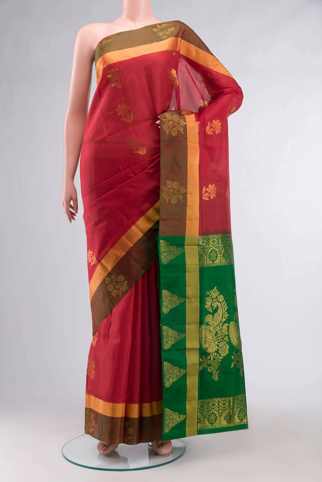 Red Soft Silk Saree