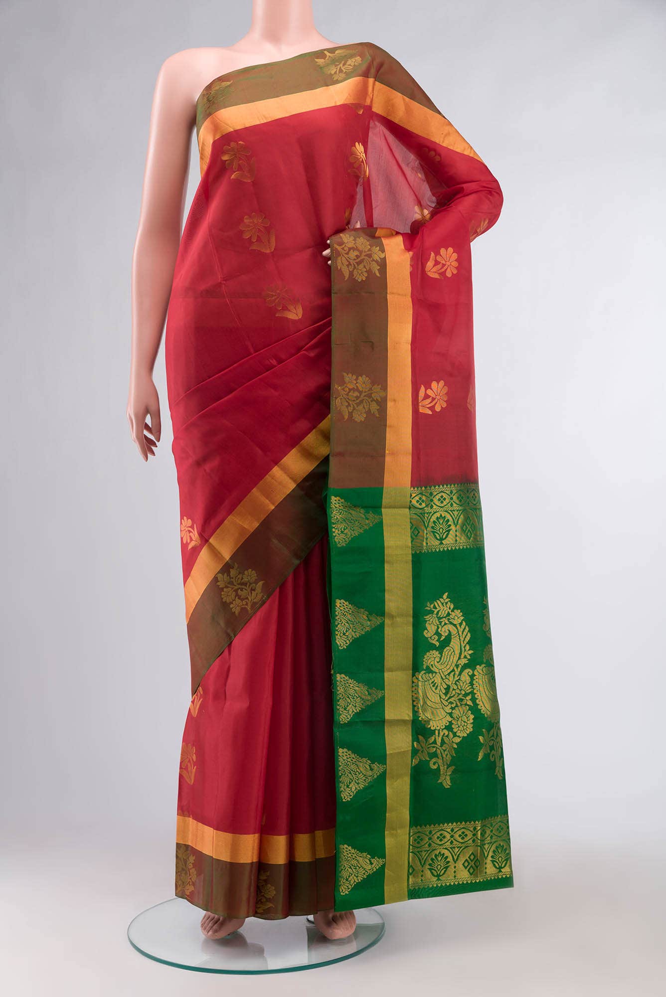 Red Soft Silk Saree