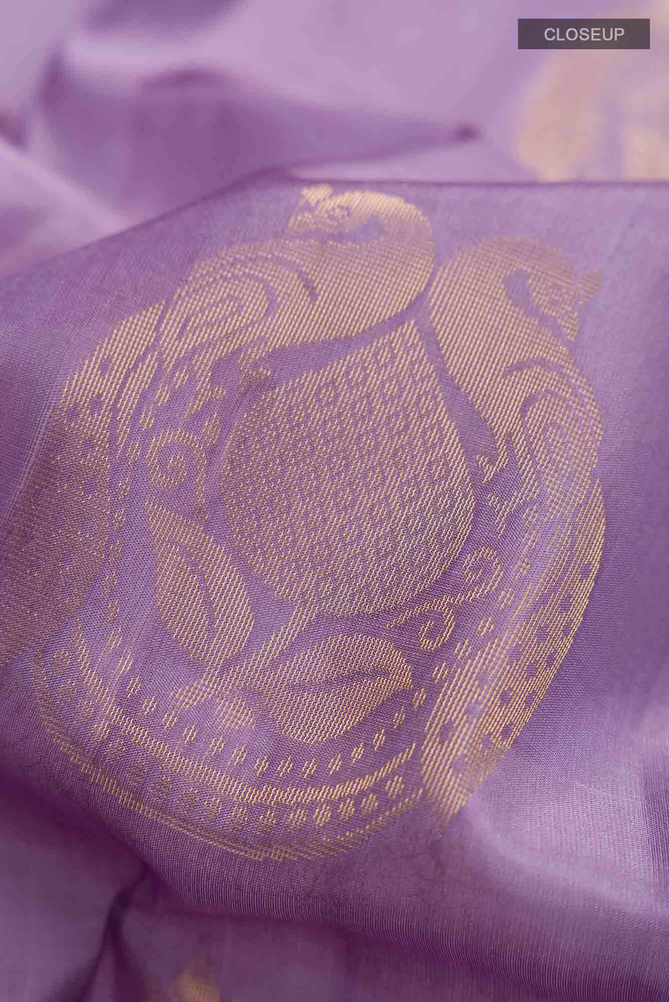 Lavender Soft Silk Saree