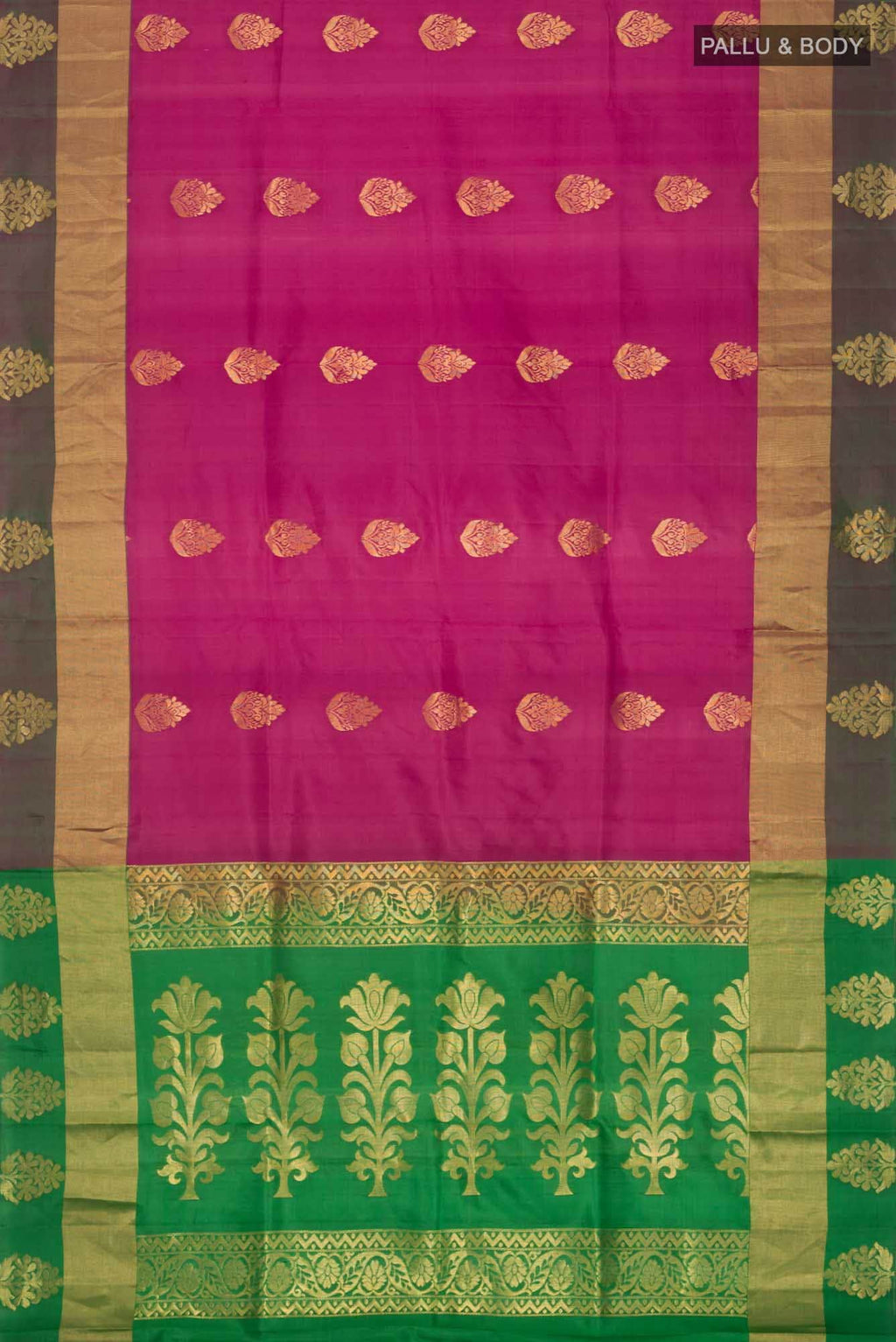 Maroon Soft Silk Saree