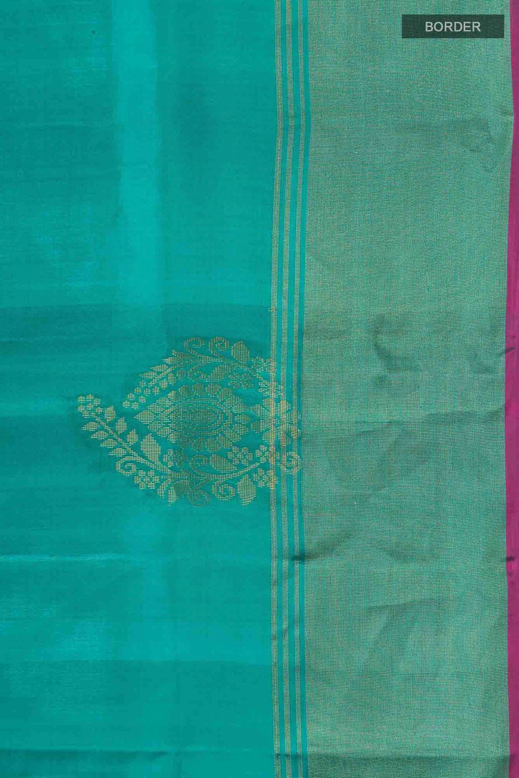 Teal Soft Silk Saree