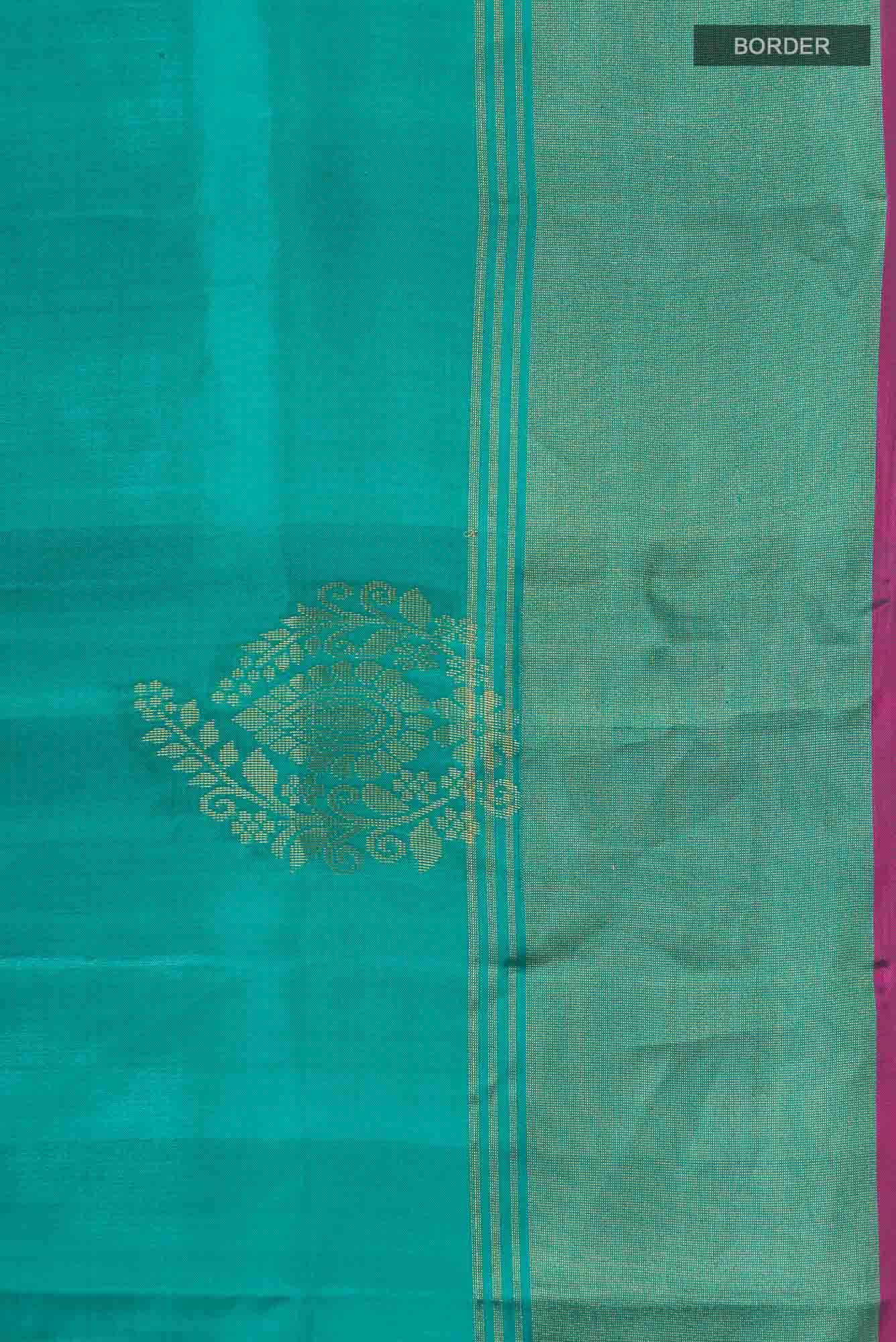 Teal Soft Silk Saree