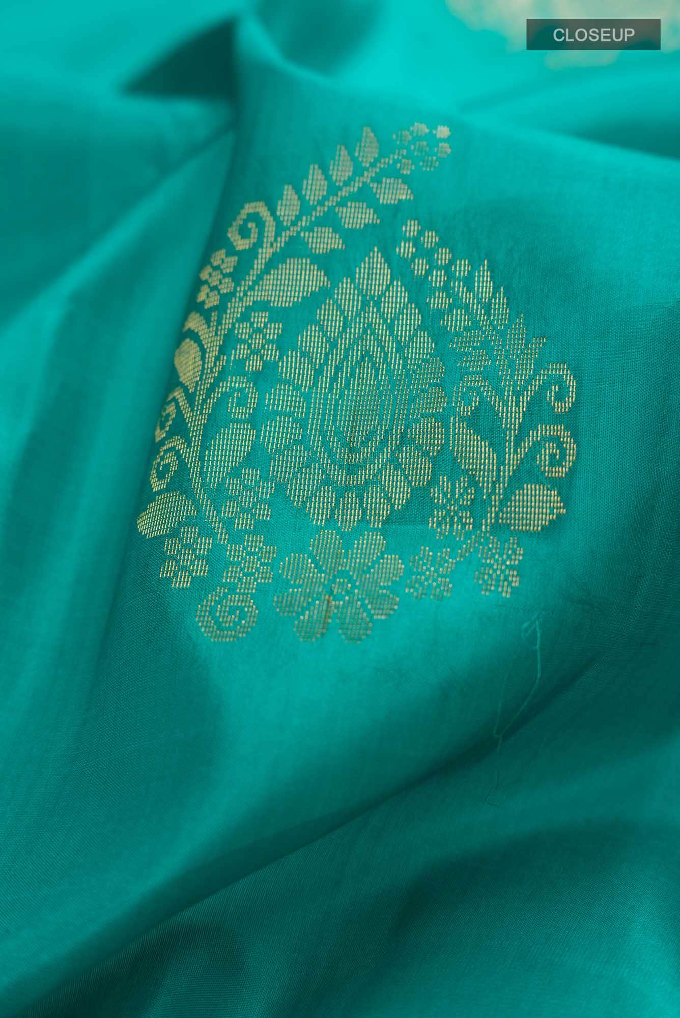 Teal Soft Silk Saree