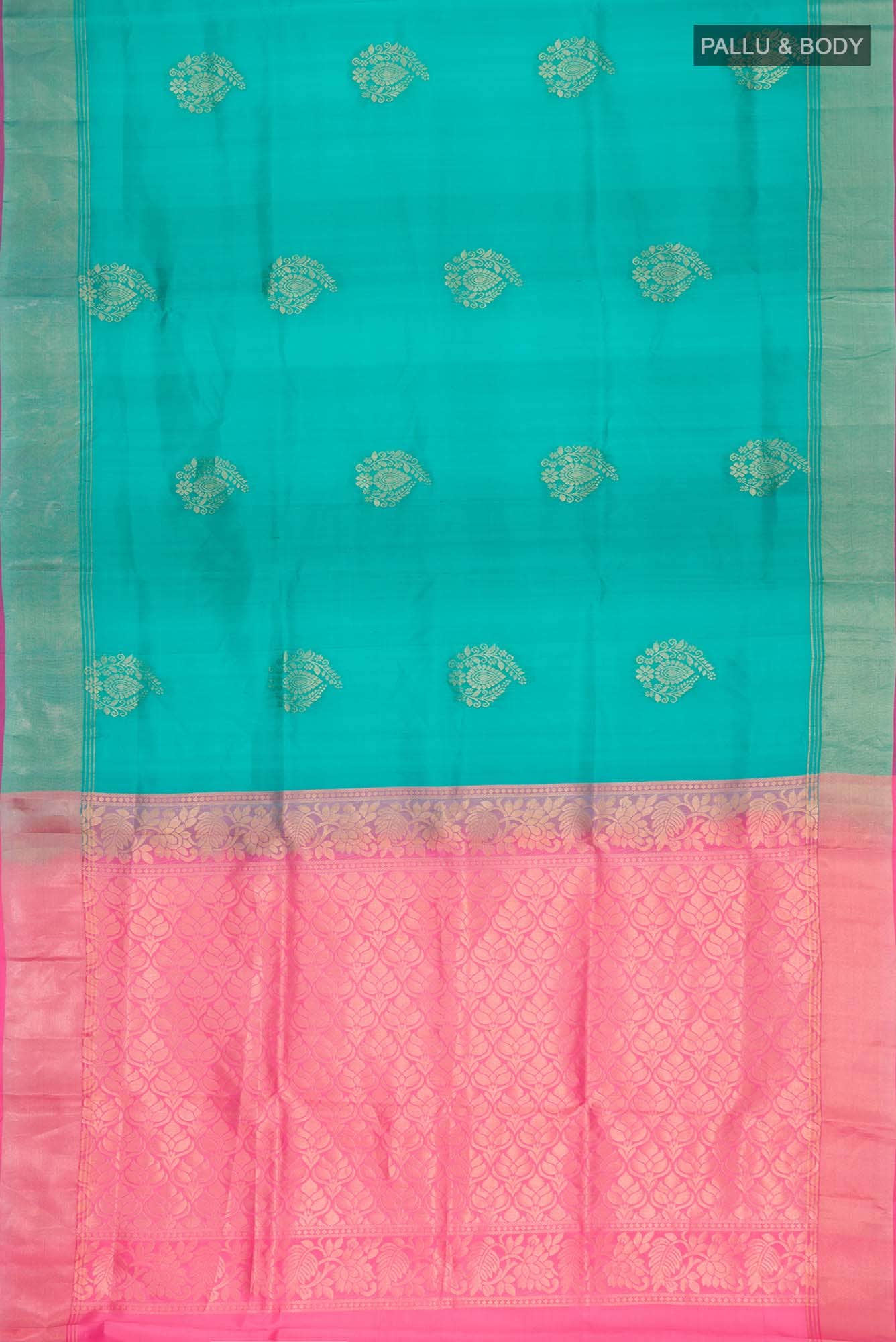 Teal Soft Silk Saree