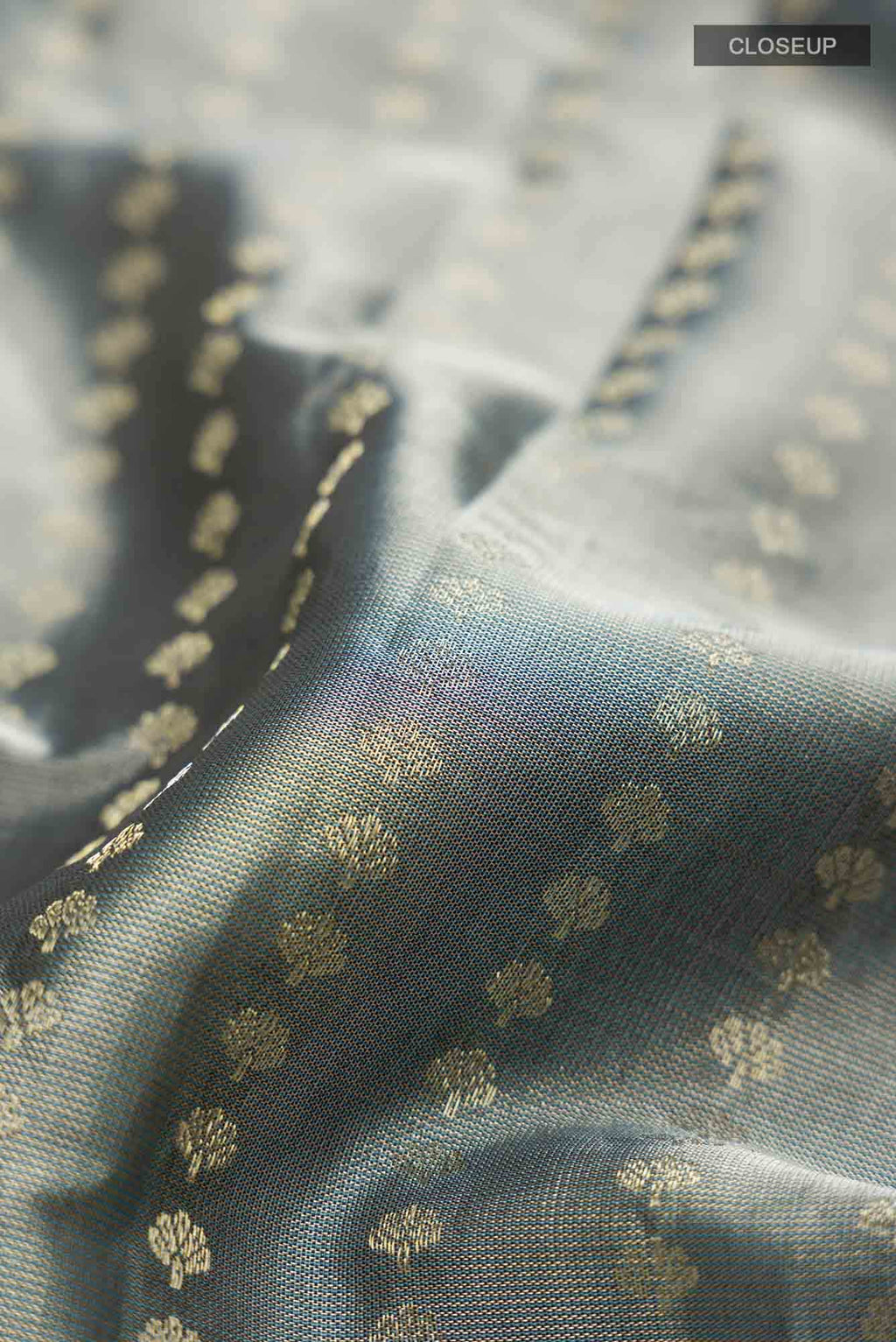 Grey Soft Silk Saree