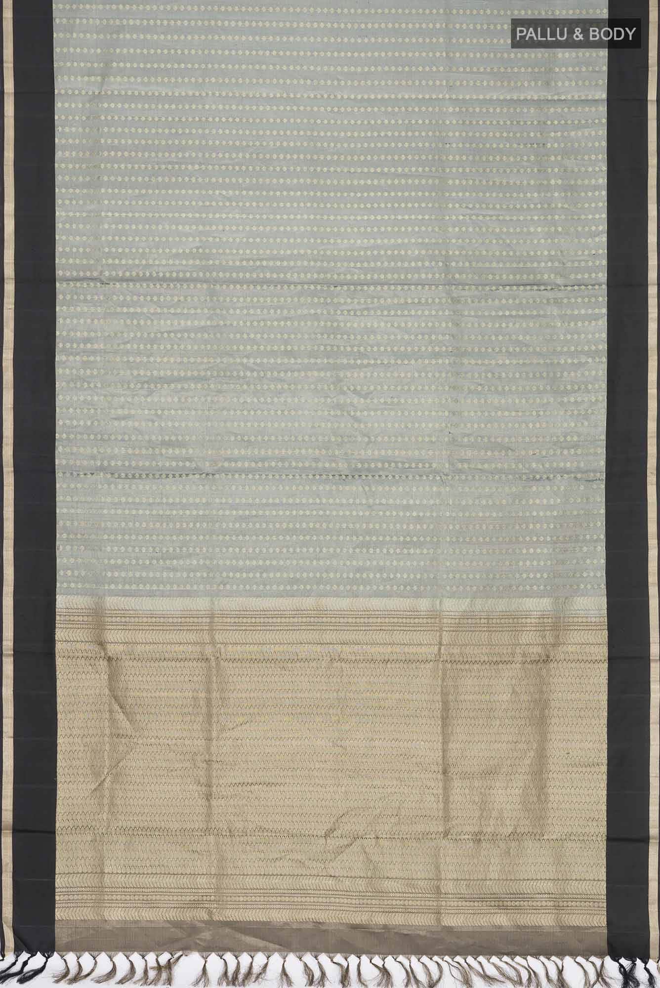 Grey Soft Silk Saree