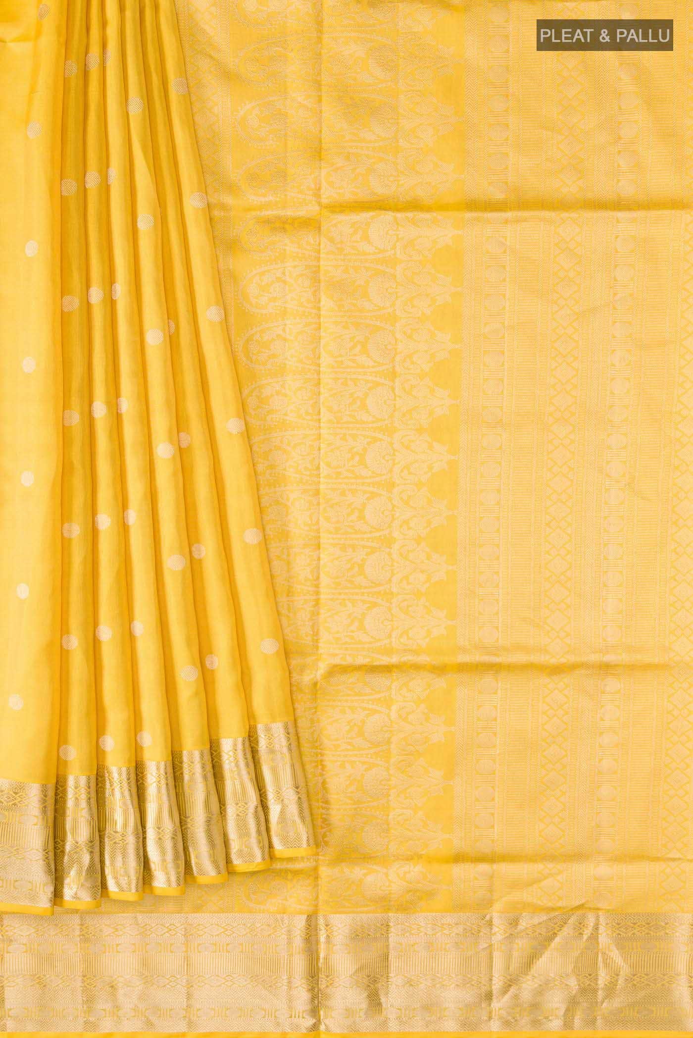 Yellow Soft Silk Saree