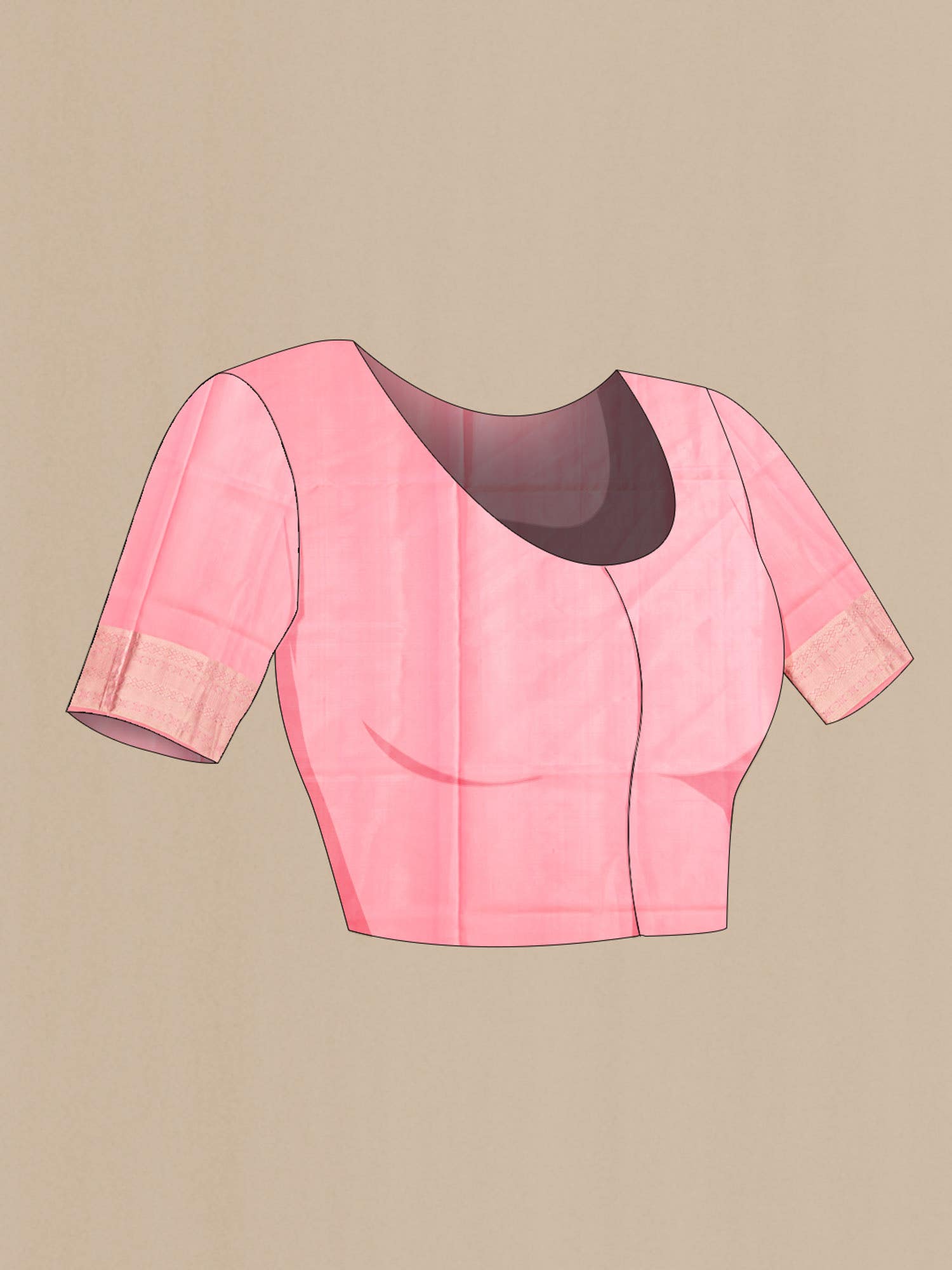 Coral Soft Silk Saree