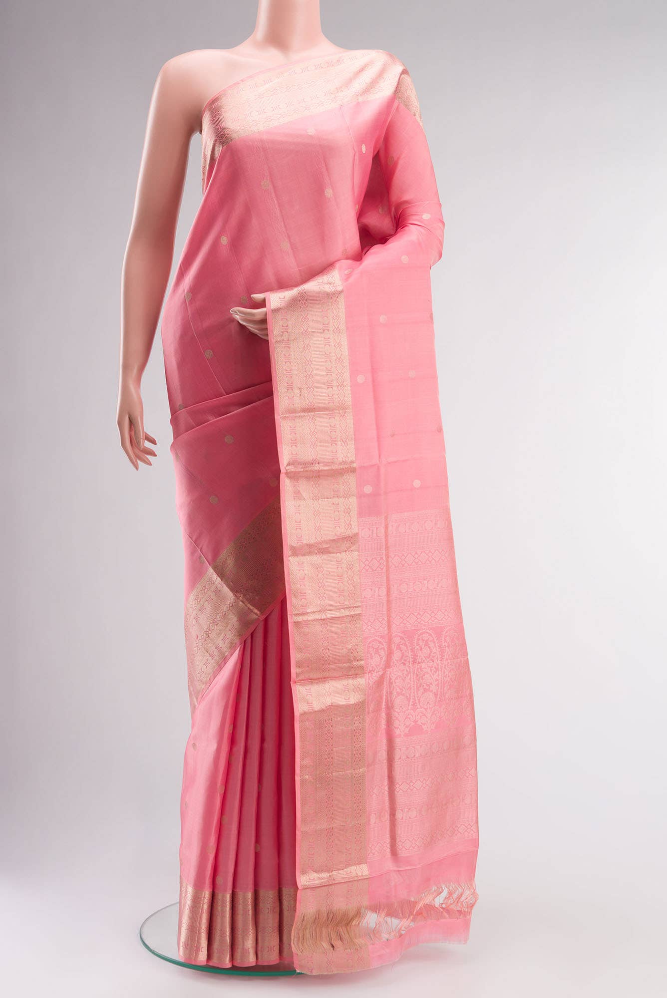 Coral Soft Silk Saree