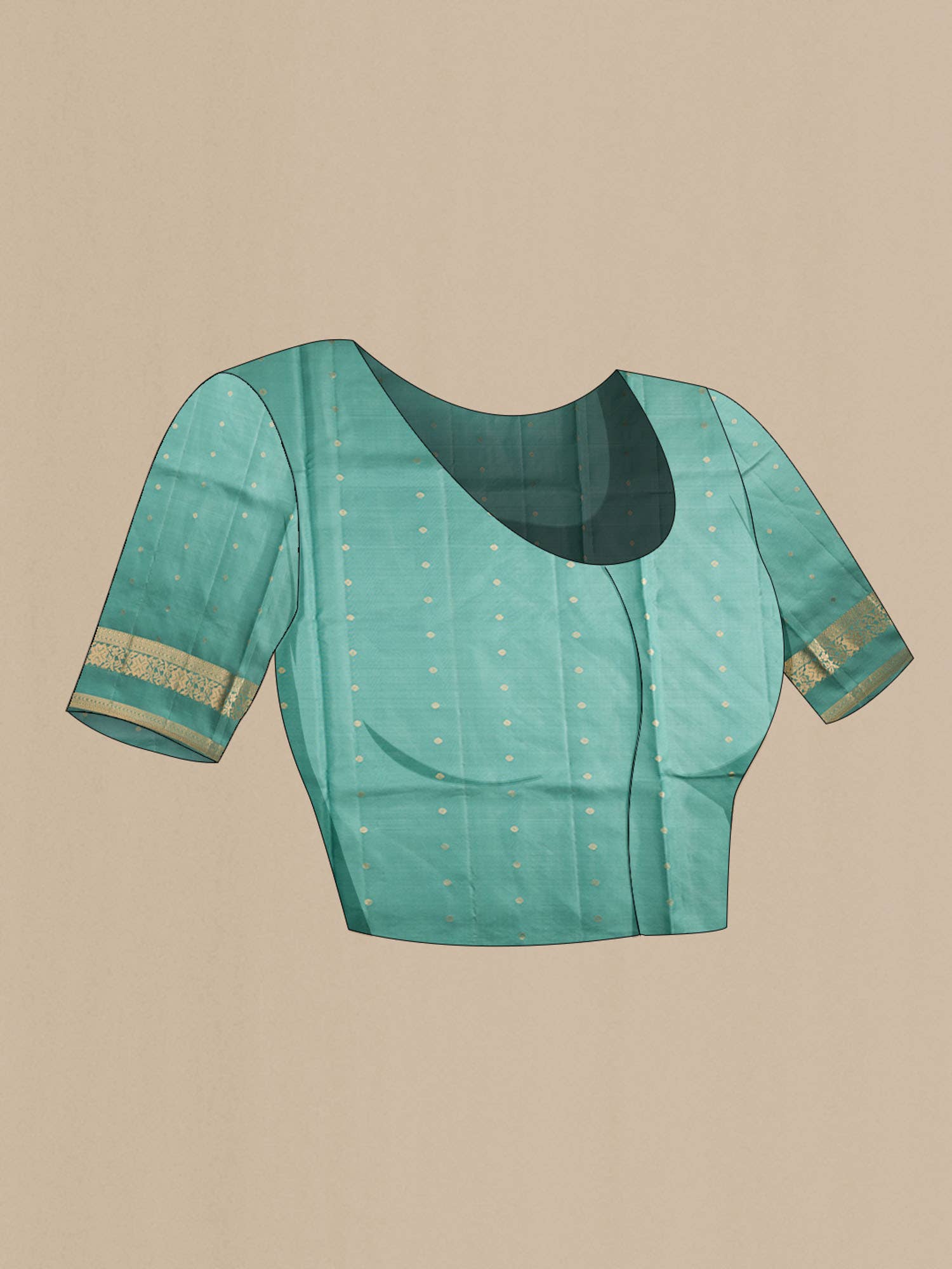 Sea Green Soft Silk Saree